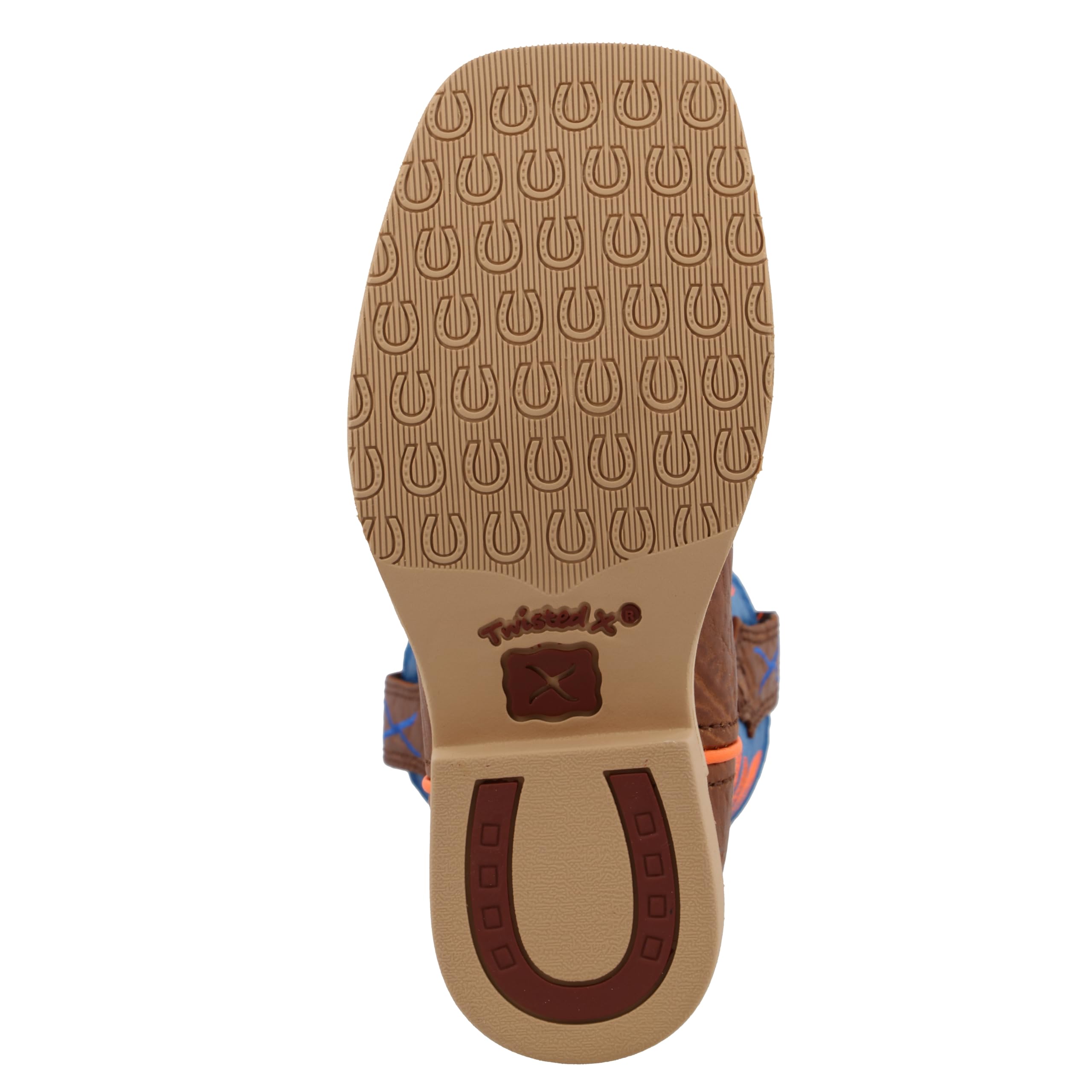 Twisted X Kid's Hooey Boots - New Wide Square Toe Design for Comfort & Style | Perfect for School, Outdoor Play & Western Events
