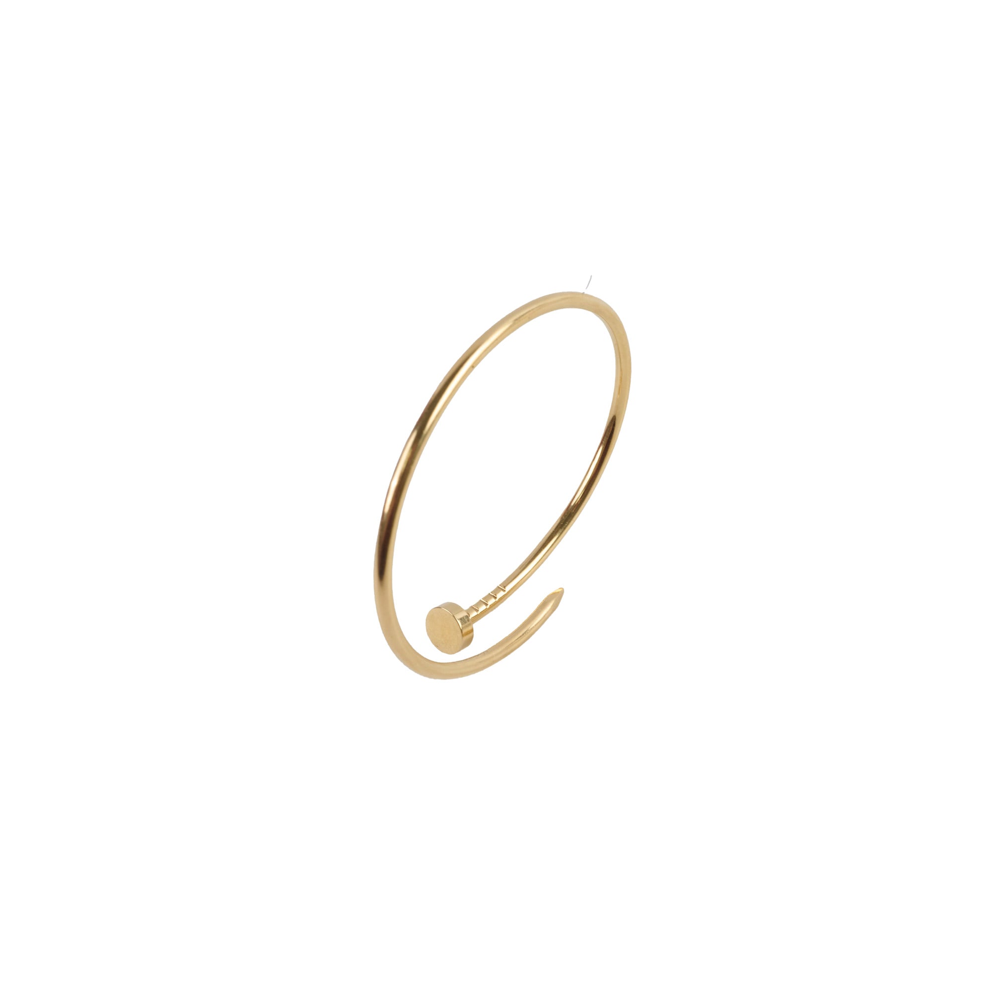 Cartier Small Model Juc Bracelet 17 Size 18K Yellow Gold Jewelry - Perfect for Weddings, Anniversaries & Luxury Gifts