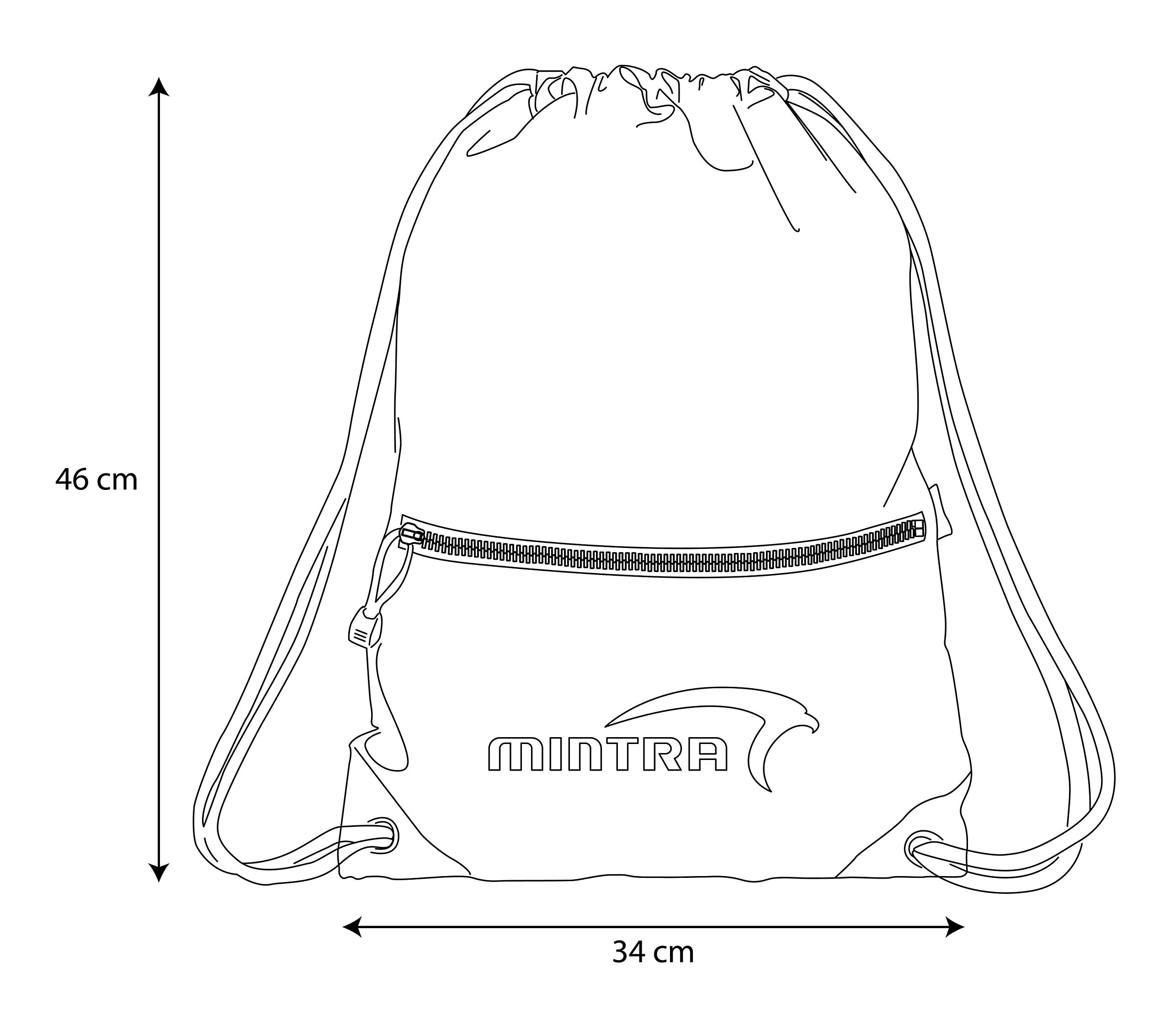 Mintra Sports Drawstring Backpack - Lightweight Gym Sack for Workout, Running, Travel - Red Rush (14x18 Inches) - Perfect for Sports, School & Outdoor Activities