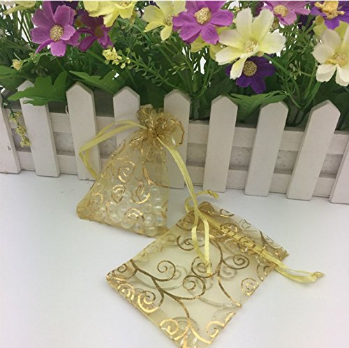 Luxury Wedding Favor Bags 50PCS - Jewelry & Candy Pouches for Party Gifts