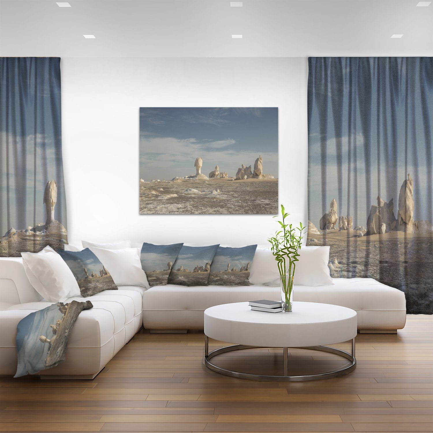 Egypt Desert Landscape Photography Canvas Art Print - Stunning Wall Decor for Living Room, Bedroom & Office