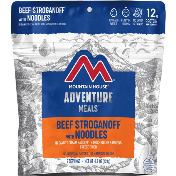 Beef Stroganoff with Noodles - 2 Servings | Premium Russian-Style Pasta Dish | Perfect for Quick Dinners & Family Meals