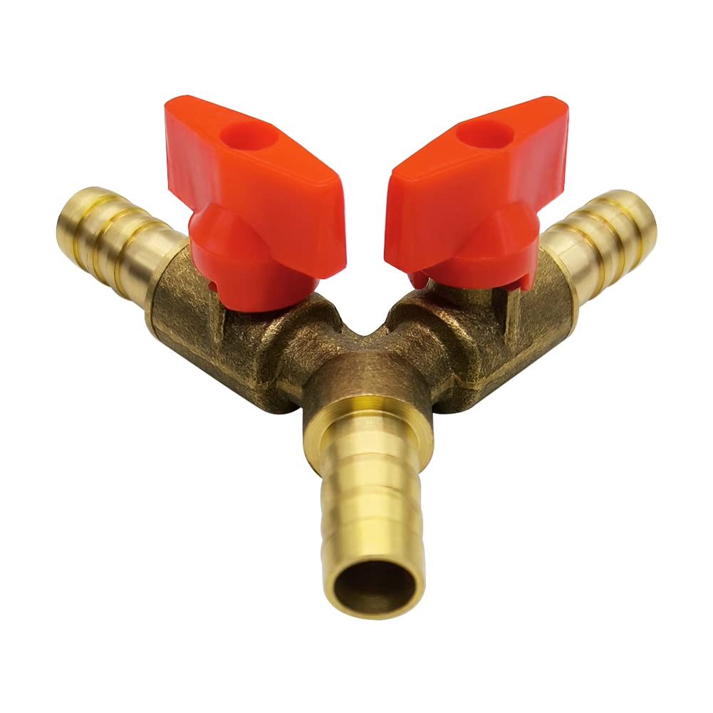 3-Way Brass Ball Valve 3/8
