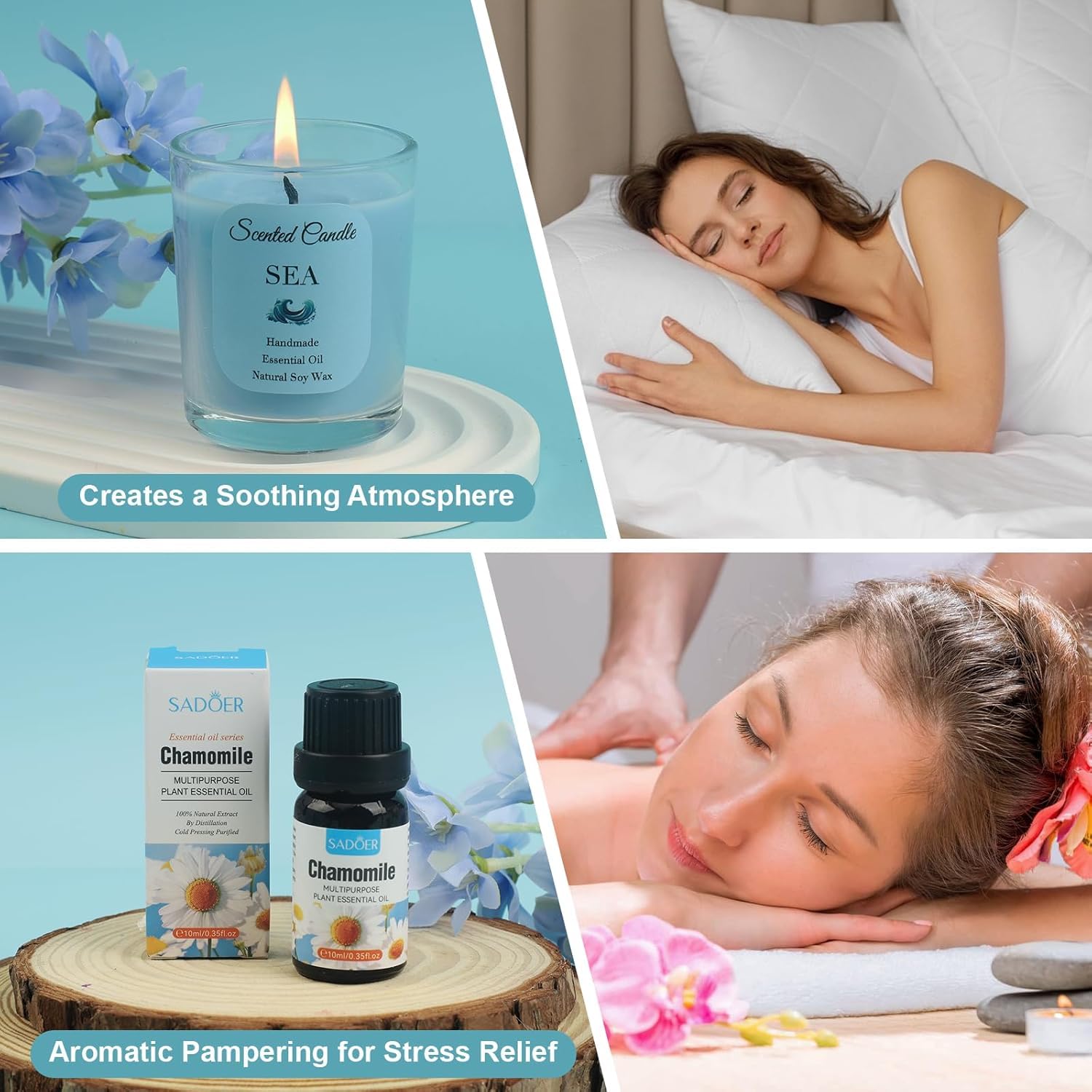 Relaxing Spa Gift Basket for Women - Luxury Bath & Body Care Set - Perfect Birthday, Mother's Day, Anniversary Gift for Her, Wife, Mom, Sister, Daughter, Girlfriend - Self Care & Pampering Gift Box for Relaxation, Stress Relief & Home Spa Experience