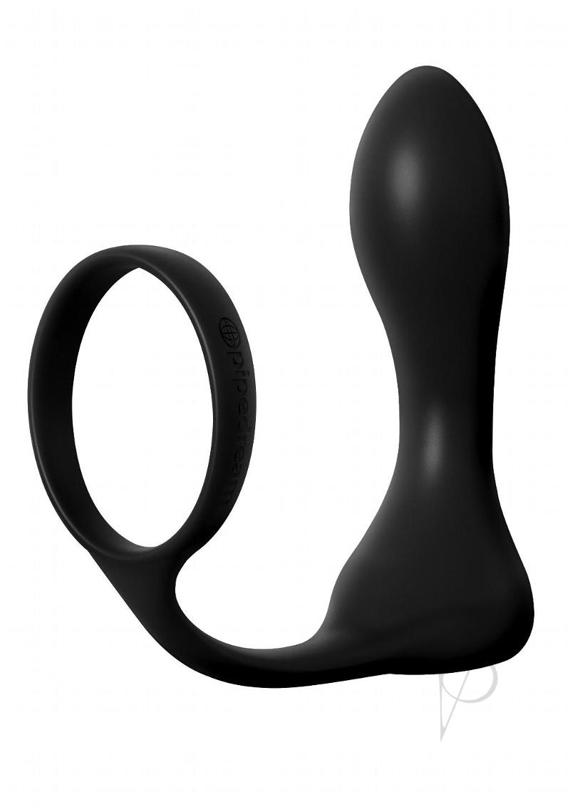 Anal Fantasy Elite Silicone Ass Gasm Pro - Premium Black Butt Plug for Enhanced Pleasure - Perfect for Couples Play, BDSM, and Solo Exploration