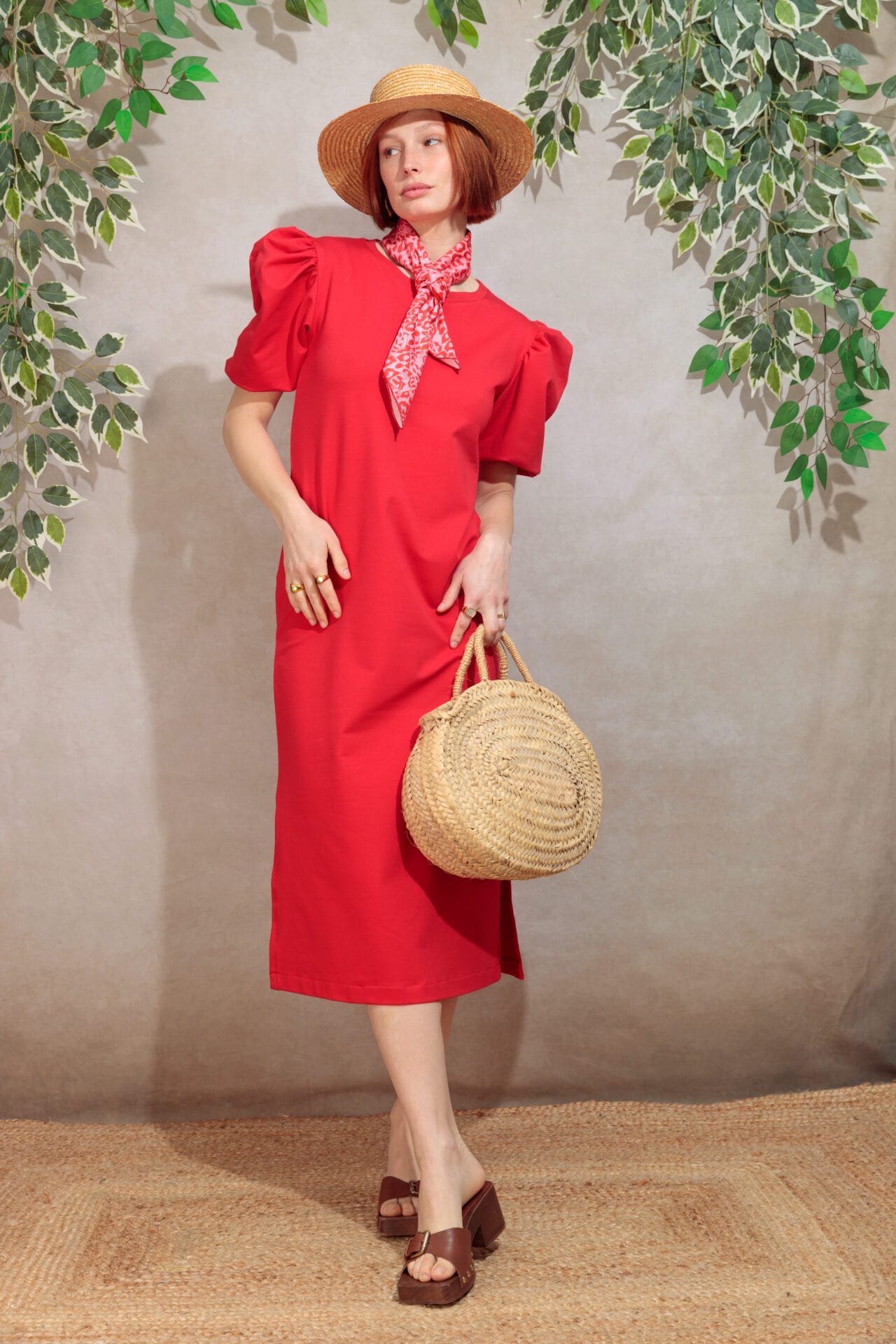 Red Silk Kimono Robe for Women - Elegant Loungewear & Sleepwear for Spa, Bridal, and Home Relaxation