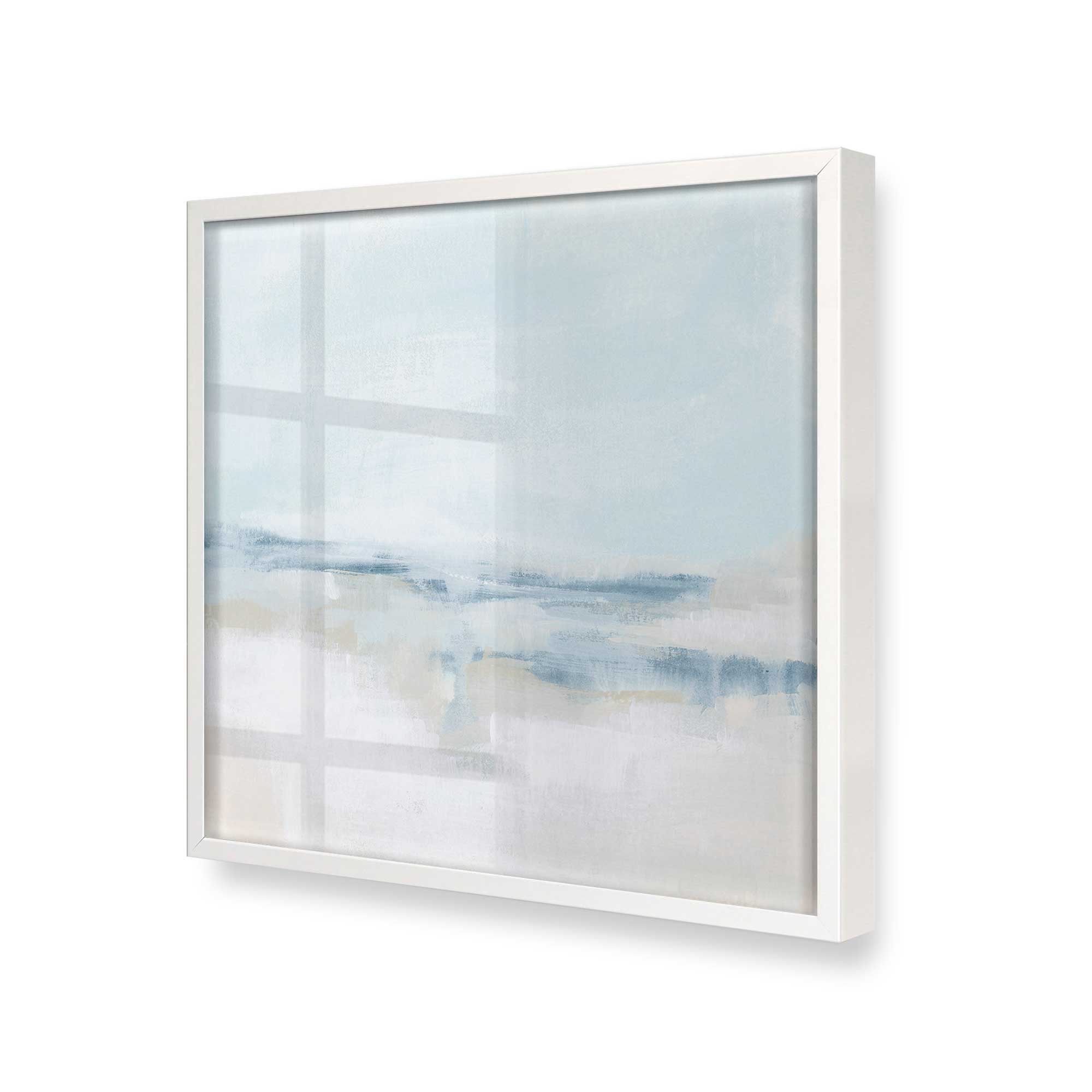 Cloudy Shoreline Hues II Print - Coastal Wall Art Decor for Beach House, Living Room & Office - Perfect for Nautical & Boho Home Decor