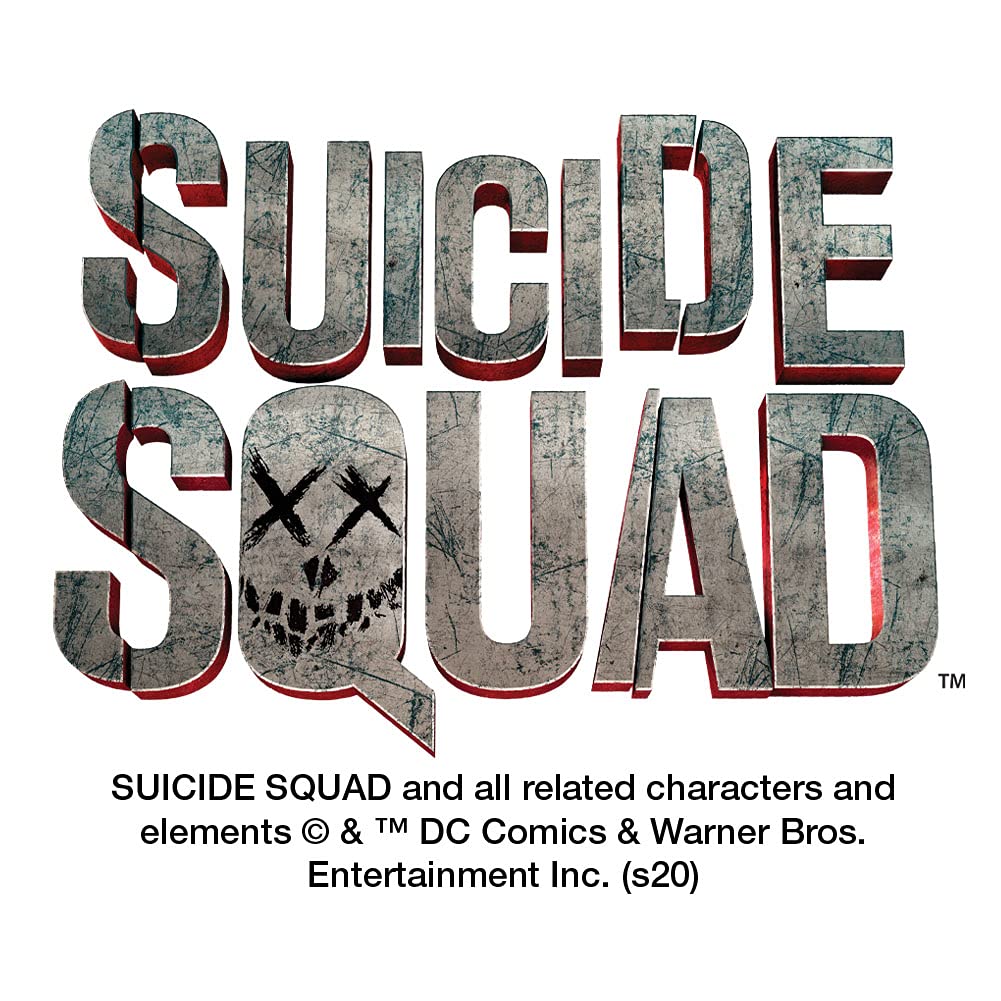 Suicide Squad Themed 20oz Stainless Steel Tumbler - Vacuum Insulated Travel Mug with Leakproof Sliding Lid | Double Wall Insulation for Hot & Cold Drinks | Perfect for Coffee, Tea, or Smoothies | Great Gift for DC Fans, Office Use, Gym, and Outdoor Activities
