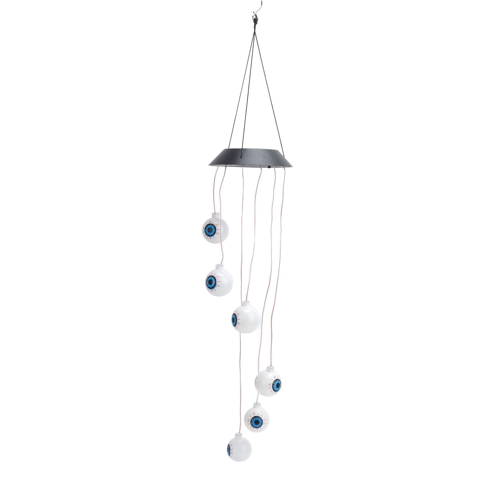 ZRQYHN Solar-Powered Halloween Wind Chime Lamp - Colorful Gradient LED Lights, IP44 Waterproof, No Wiring Needed for Outdoor Spooky Party Decorations | Perfect for Halloween Yard, Garden, Porch & Pathway Lighting