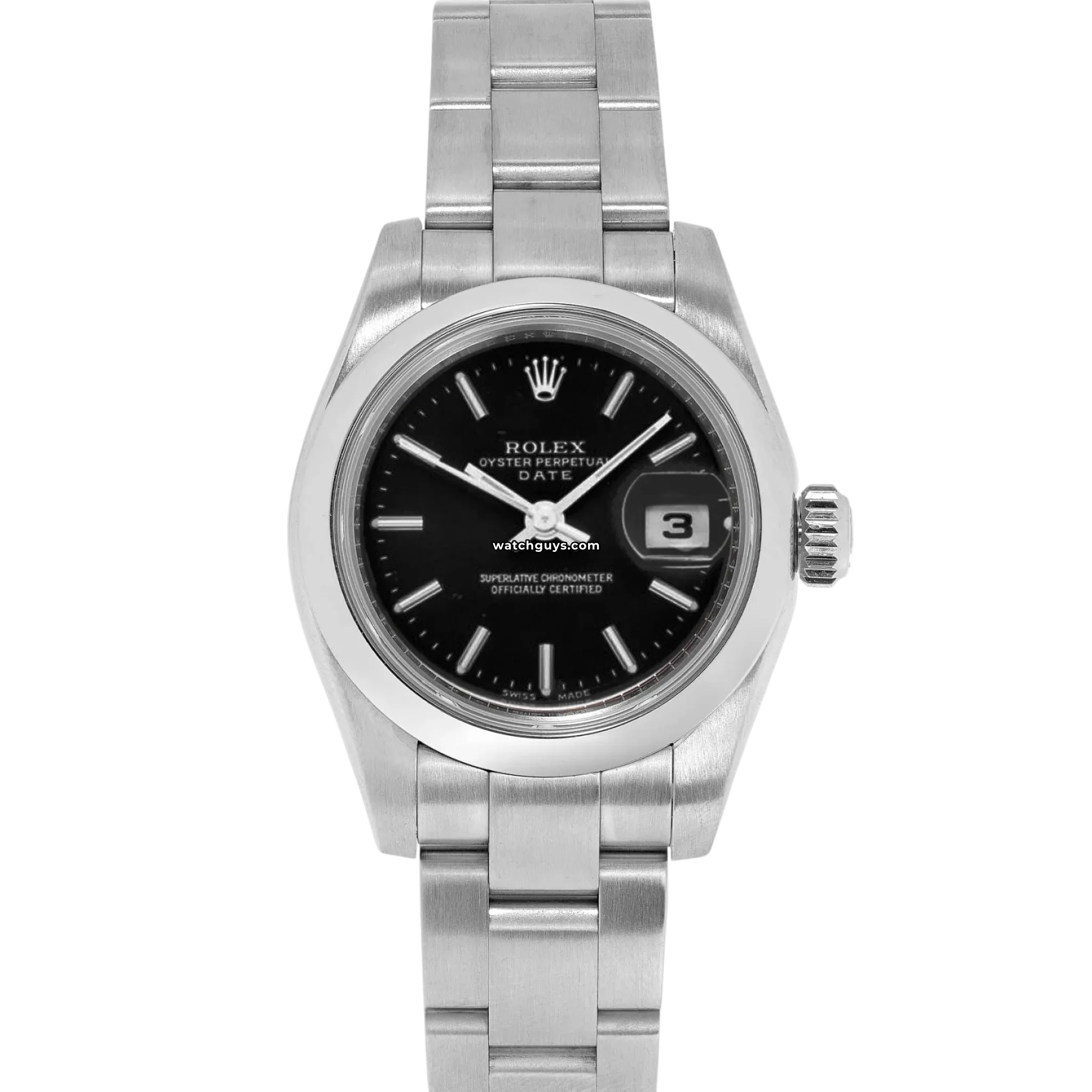 Rolex Datejust 79160 Men's Black Dial Stainless Steel Watch - Perfect for Business, Formal & Luxury Events