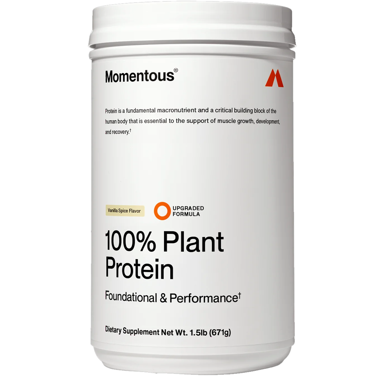 100% Plant-Based Protein Powder - 22 Servings | Vegan, Gluten-Free & Non-GMO | Perfect for Smoothies, Baking & Post-Workout Recovery