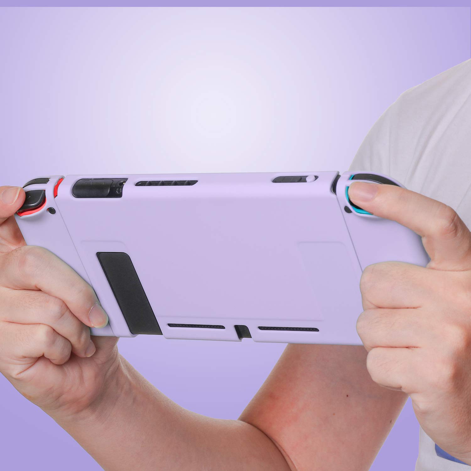 Durable Purple Protective Case for Nintendo Switch - Shockproof & Scratch-Resistant Cover for Gaming On-The-Go, Travel & Daily Use