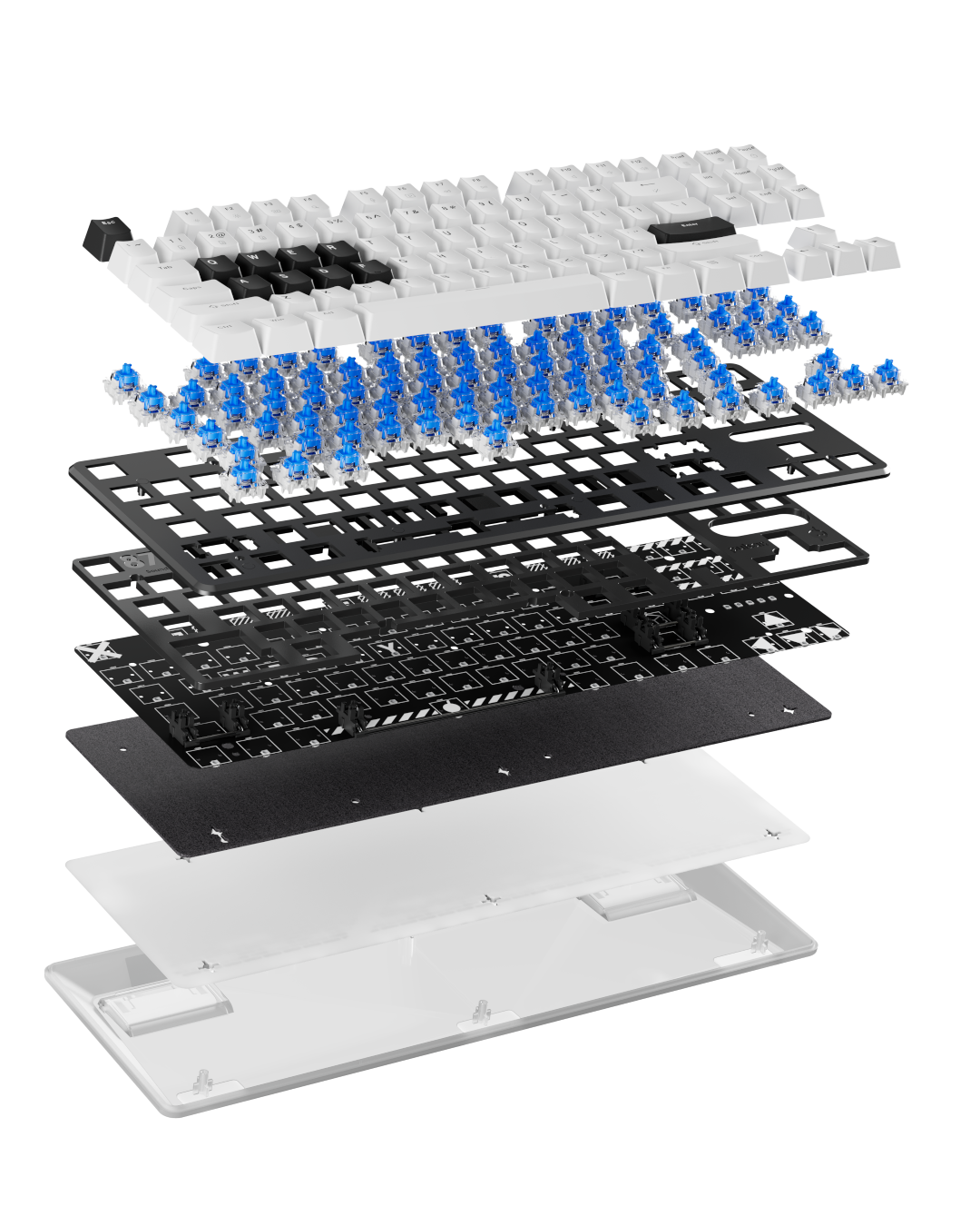 Pulsar PCMK 2 HE TKL Magnetic Hall Effect Rapid Trigger Gaming Keyboard - Perfect for Esports, Competitive Gaming & Fast Typing