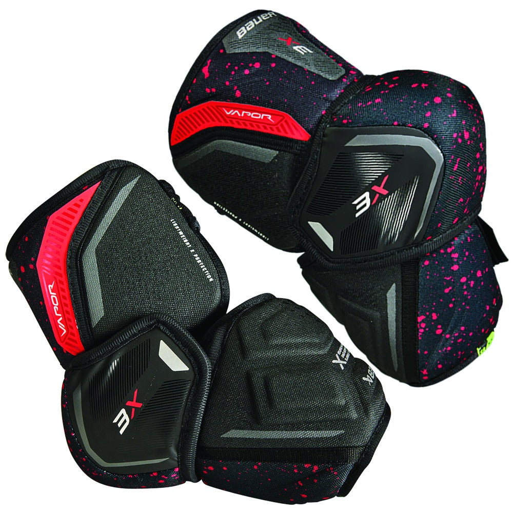Bauer Vapor 3X Intermediate Ice Hockey Elbow Pads - Protective Gear for Youth & Adult Players - Perfect for Training & Games