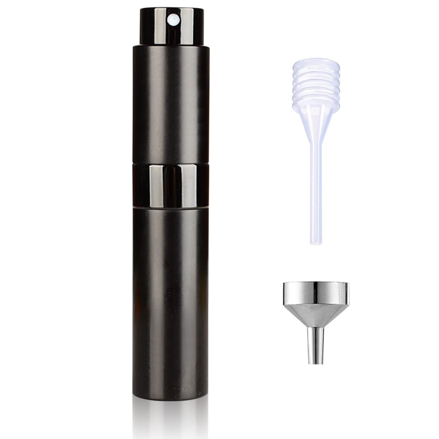 KAYZON 10ml Refillable Travel Perfume Atomizer - Portable Mini Perfume Spray Bottle for Women & Men, Leak-Proof Fragrance Container for Purse, Gym Bag & Airplane Carry-On | Perfect for Travel, Work & Daily Use