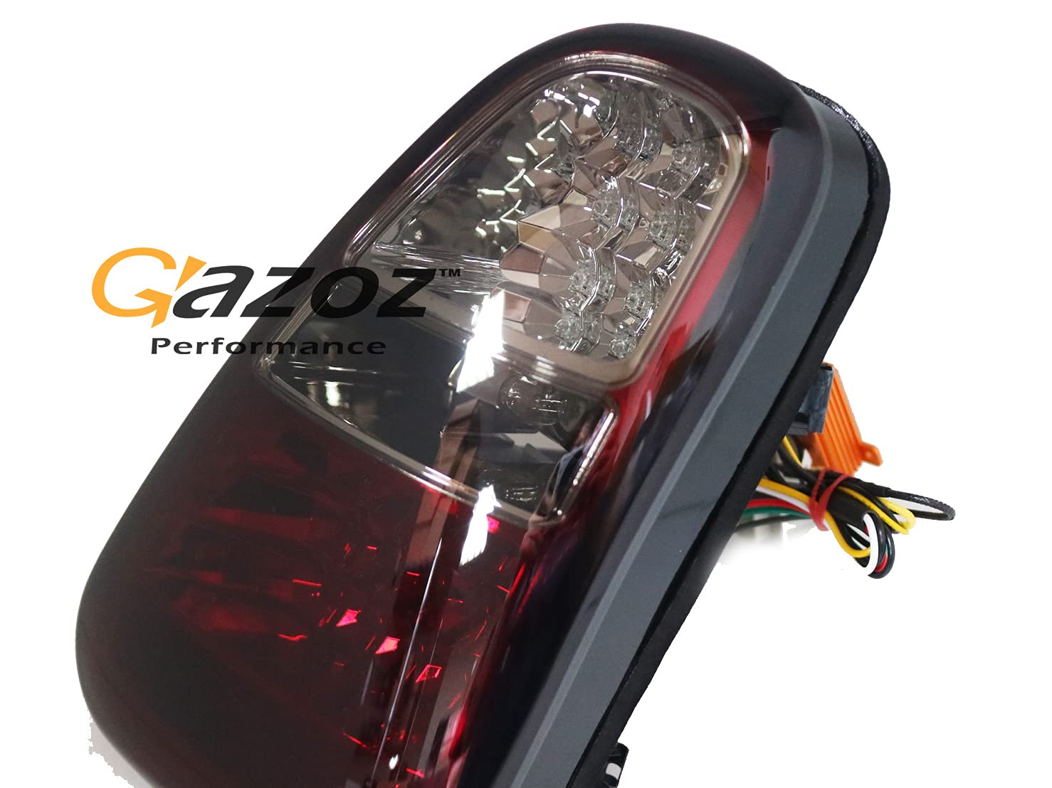 Smoked LED Tail Lights Rear Lamps with Reverse Light - Compatible with 2004-2008 Mini Cooper R50 R52 R53 Models | Enhanced Visibility & Style for Night Driving & Car Customization