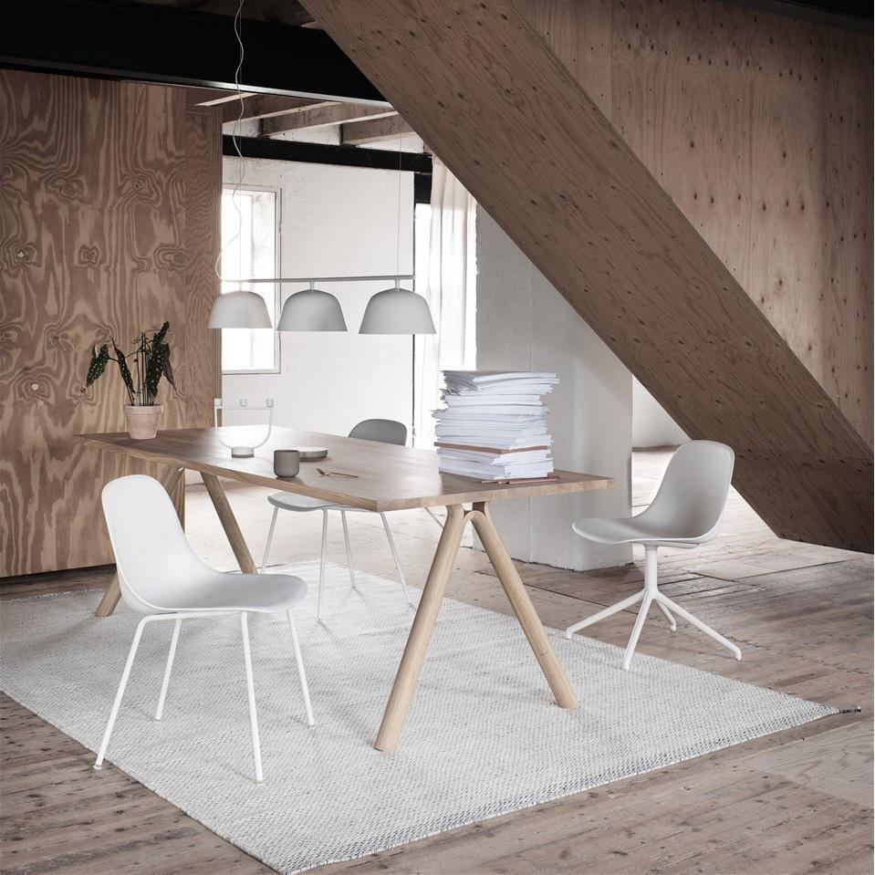 Taf Architects Ambit Rail Lamp by Muuto - Modern Scandinavian Wall Light for Living Room, Bedroom & Office - Adjustable LED Reading Light for Home & Workspace