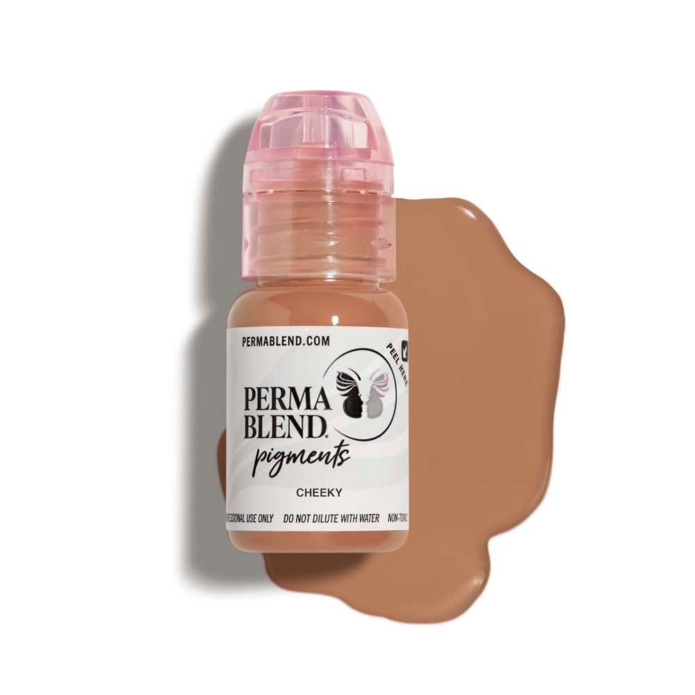 Perma Blend Cheeky Pigment - Long-Lasting Vegan Lip & Cheek Tint for Natural Makeup Look | Perfect for Everyday Wear, Date Night & Special Occasions