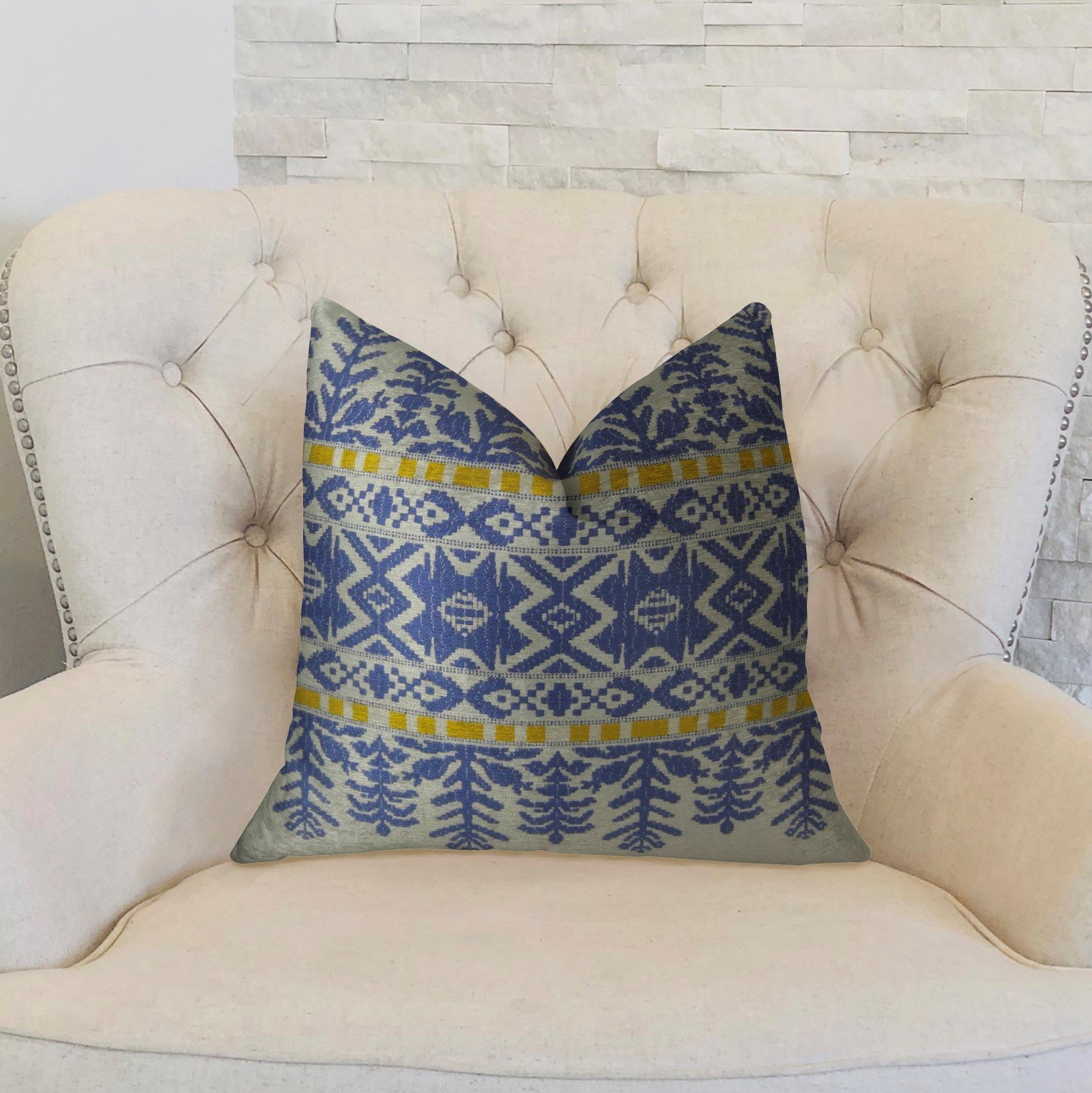 Plutus Splendid Aztec Handmade Luxury Decorative Throw Pillow Cover 20x26 Inches - Boho Chic Home Decor for Sofa, Bed, Couch & Nursery - Premium Cotton Blend with Intricate Tribal Patterns