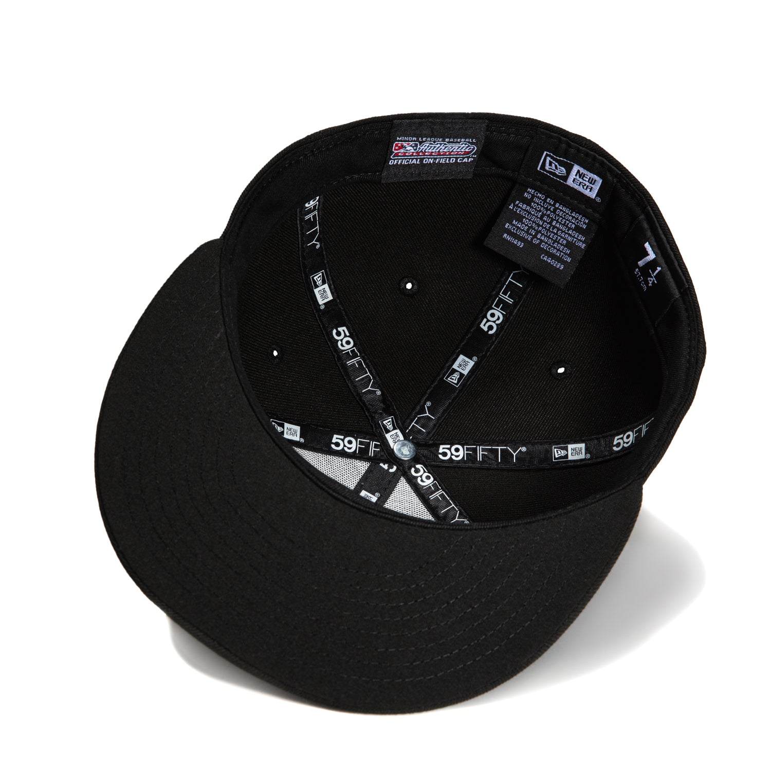New Era 59Fifty Bowie Baysox Chesapeake Baseball Cap - Black | Official MLB Team Hat for Baseball Fans & Sports Enthusiasts | Perfect for Games, Tailgating & Casual Wear