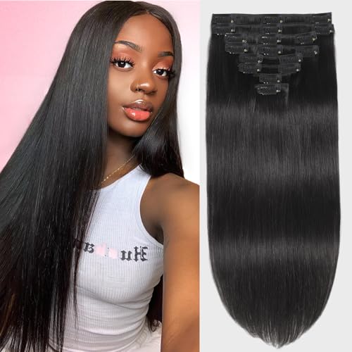 #1B Natural Black Silky Straight