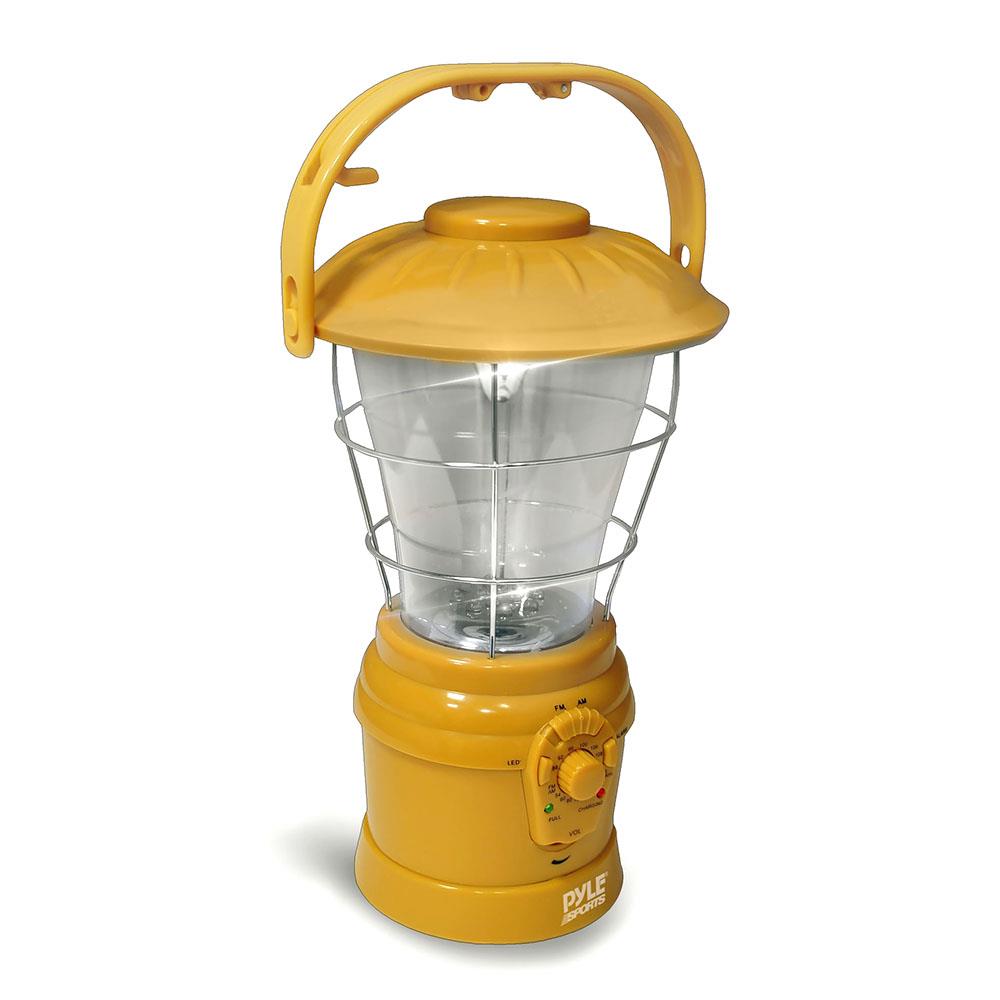 Portable Solar Lantern with Flashlight, AM/FM Radio & USB Charger - Perfect for Camping, Hiking, and Emergency Power Outages