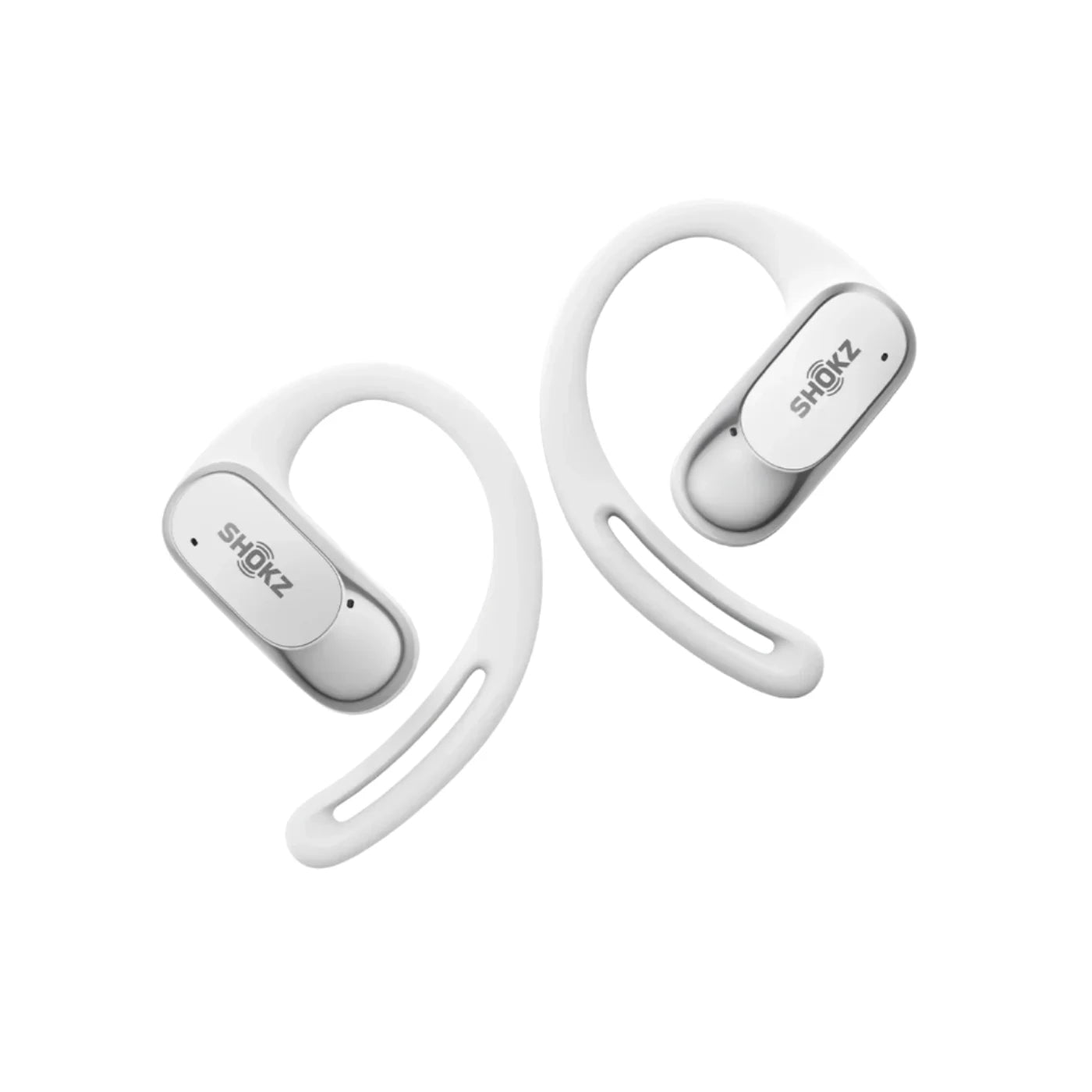 Openfit Air White Wireless Earbuds - Lightweight Bluetooth Headphones for Running, Gym & Workout - Sweatproof & Noise Cancelling for Sports & Travel