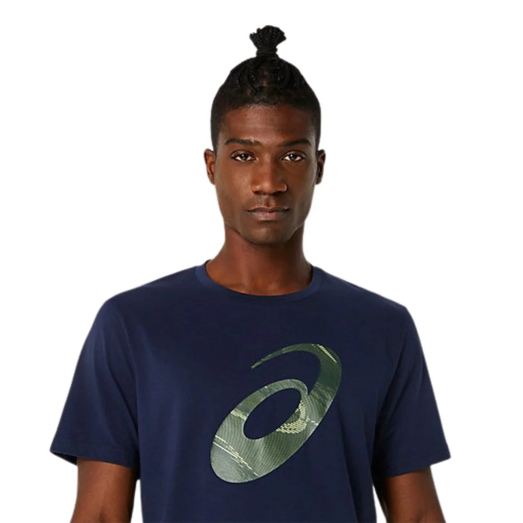 ASICS Seasonal Graphic Men's T-Shirt - Lightweight Casual Short Sleeve Cotton Tee for Running, Gym & Everyday Wear