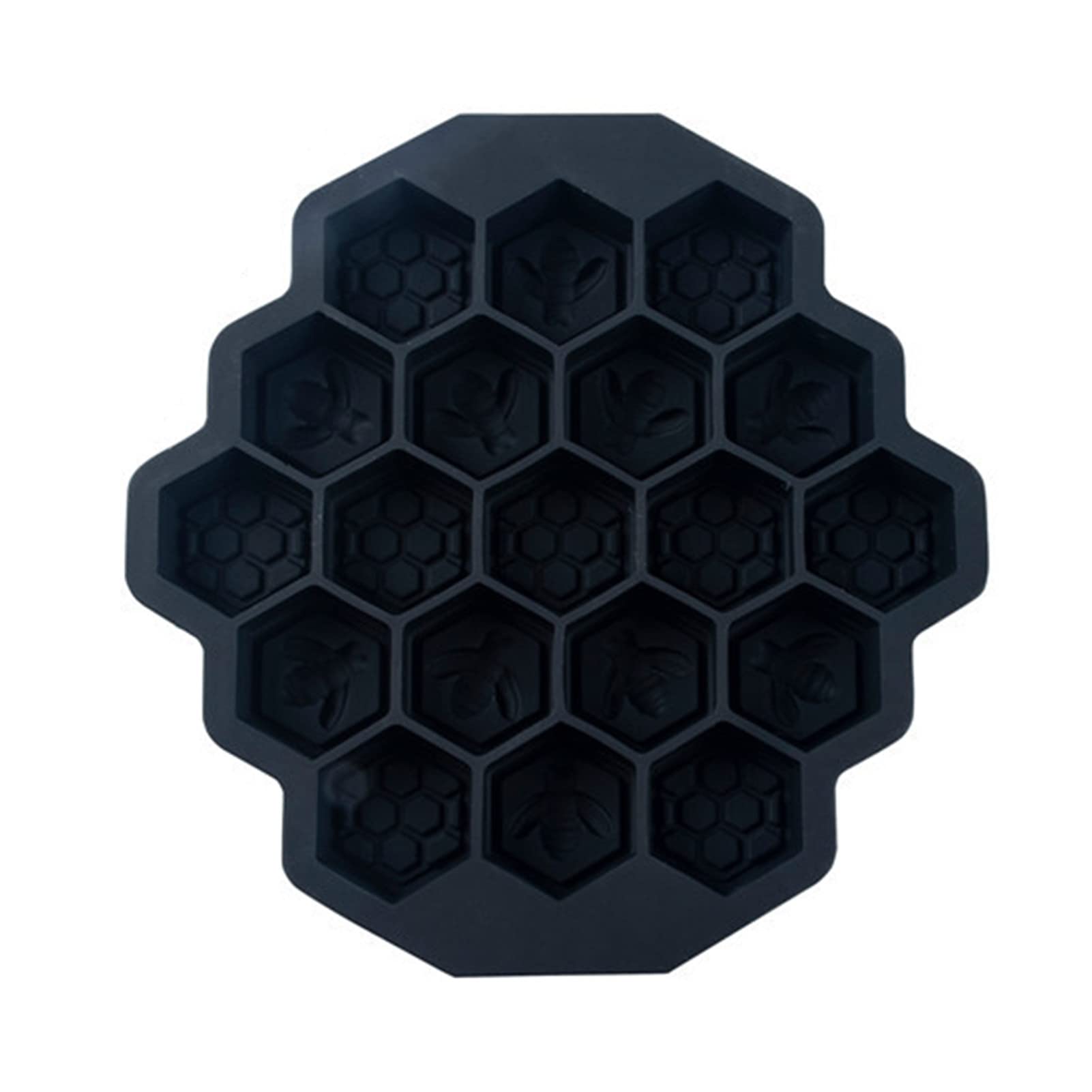 19 Grid Silicone Honeycomb DIY Mold for Cakes, Cookies, Ice Cubes - Non-Stick, Easy to Demold - Perfect for Baking, Desserts, Cocktails & Party Snacks