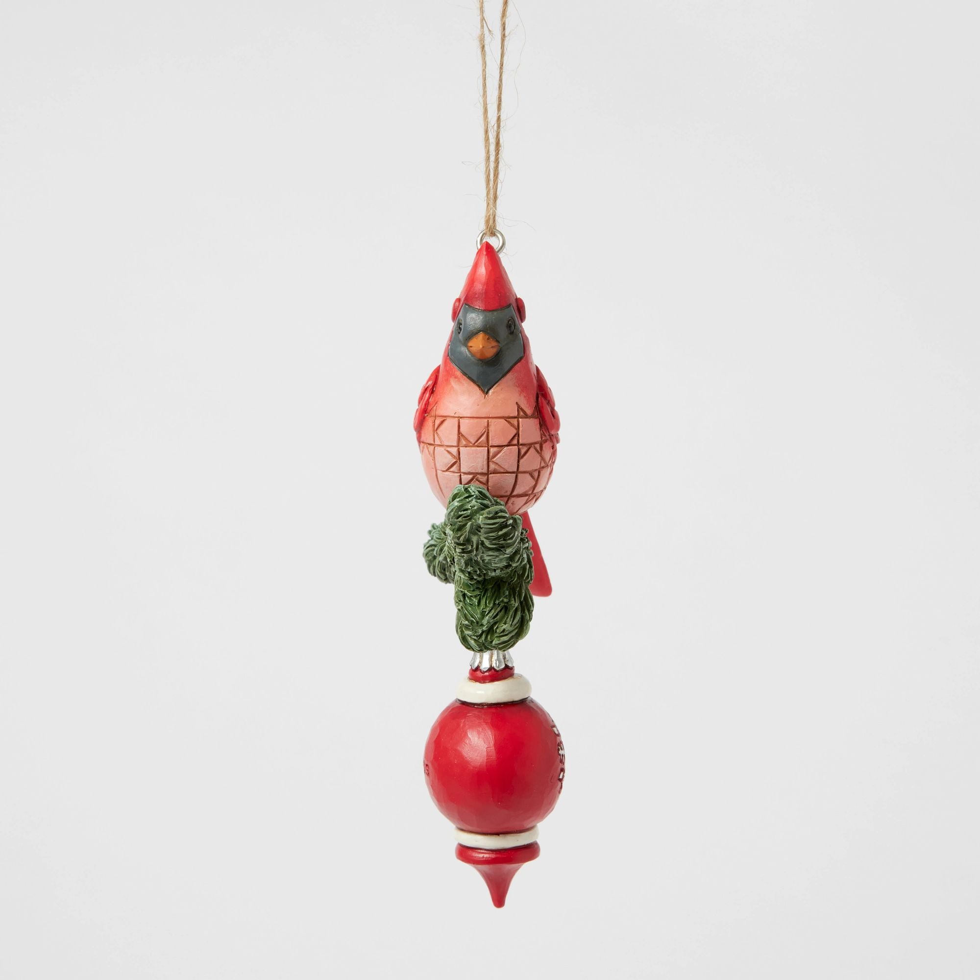 Nordic Noel Cardinal Ornament - Handmade Christmas Tree Decorations, Red Cardinal Bird Holiday Ornaments for Xmas Tree, Home, Office, Gift - Perfect for Holiday Decor, Winter Wonderland Theme, and Festive Party Decorations