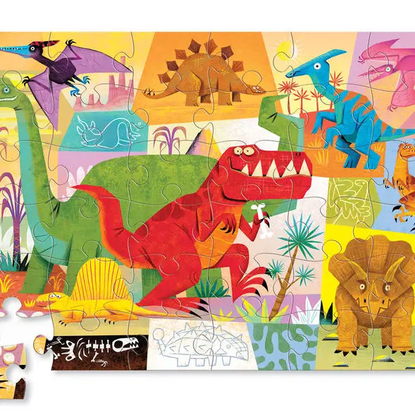 Dinosaur Floor Puzzle - 36 Piece Classic Jigsaw Puzzle for Kids, Educational Toy for Learning & Fun | Perfect for Playrooms, Classrooms & Family Game Nights