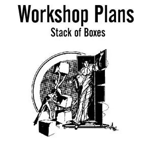 Stack of Boxes Illusion Plans - Creative 3D Wall Art for Home & Office Decor | Perfect for Living Room, Bedroom, and Workspace