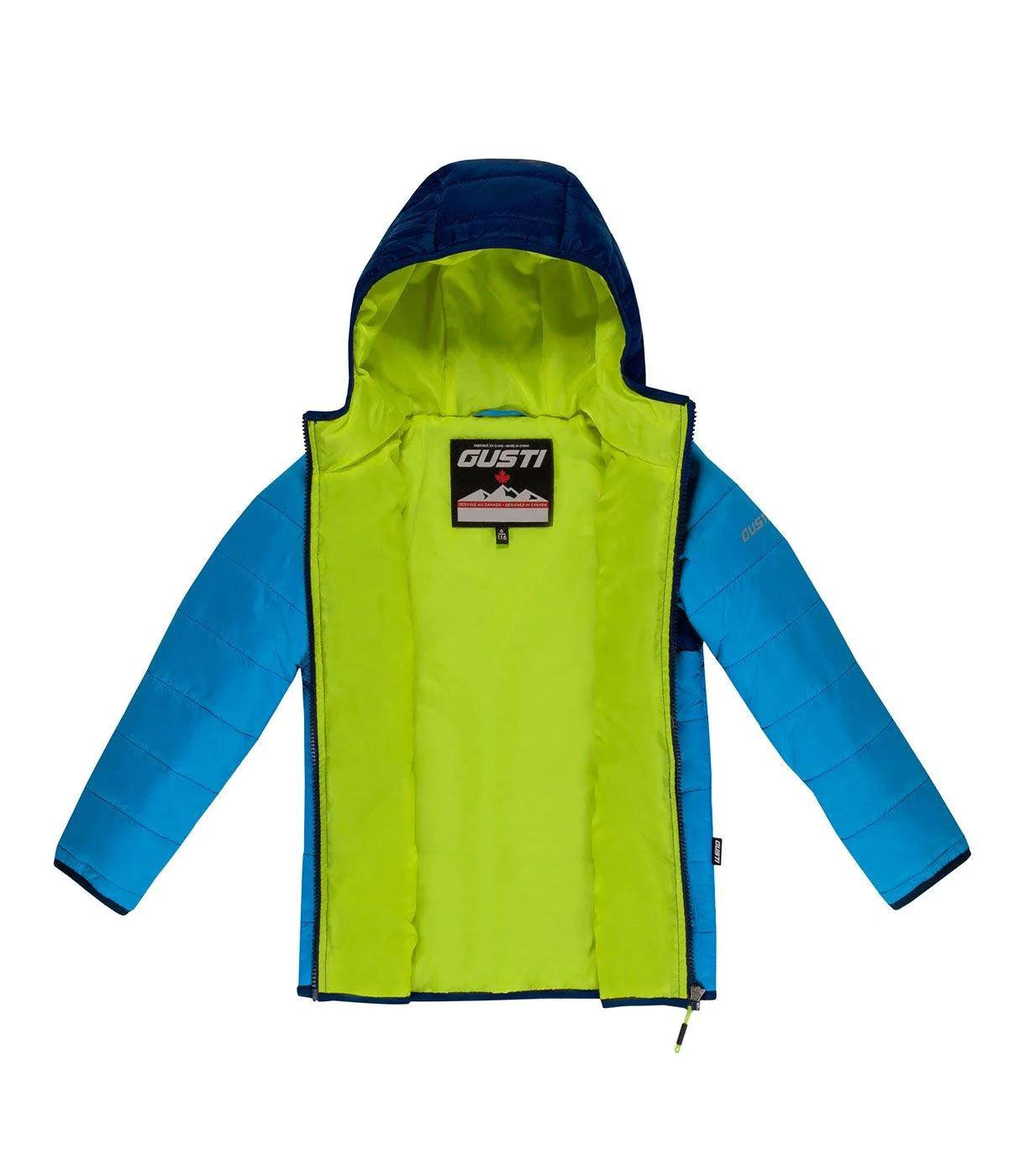 Premium Gusti Mark Jacket for Men - Waterproof Windbreaker with Hood - Lightweight Outdoor Hiking & Travel Jacket - Perfect for Camping, Running & Everyday Wear