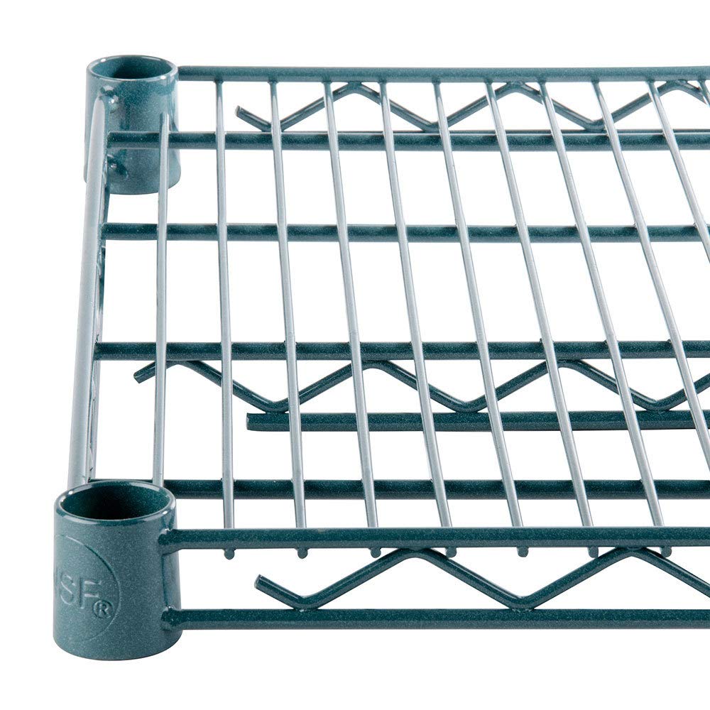 4-Pack NSF Certified Green Epoxy Wire Shelves 24