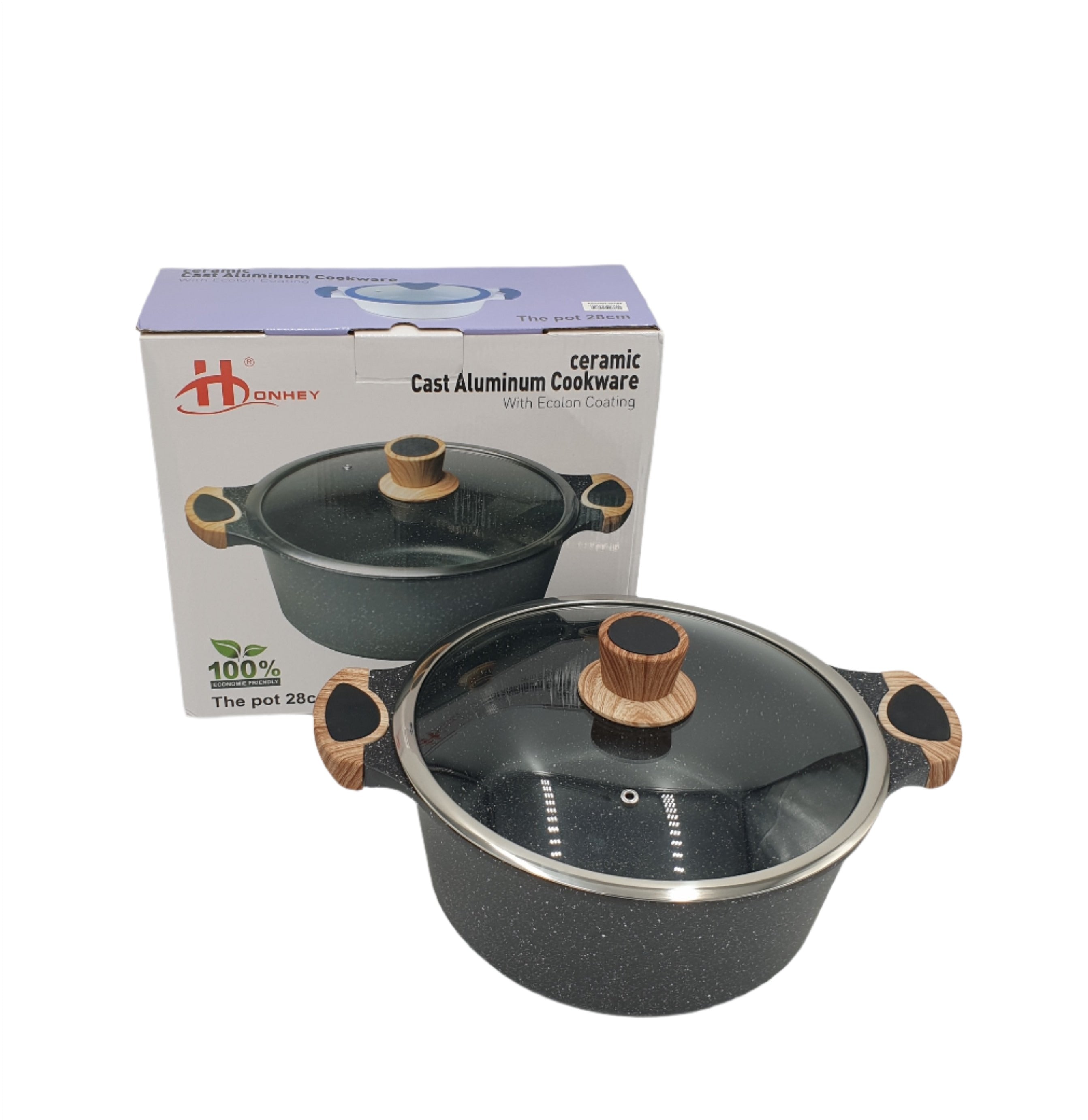 28CM CST Aluminum Pot - Lightweight & Durable Cooking Pot for Camping, Boiling, and Outdoor Adventures
