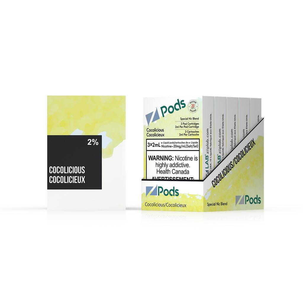 Cocolicious Z Pods - Premium Vape Pods for Smooth & Flavorful Experience | Perfect for On-the-Go Vaping & Relaxation