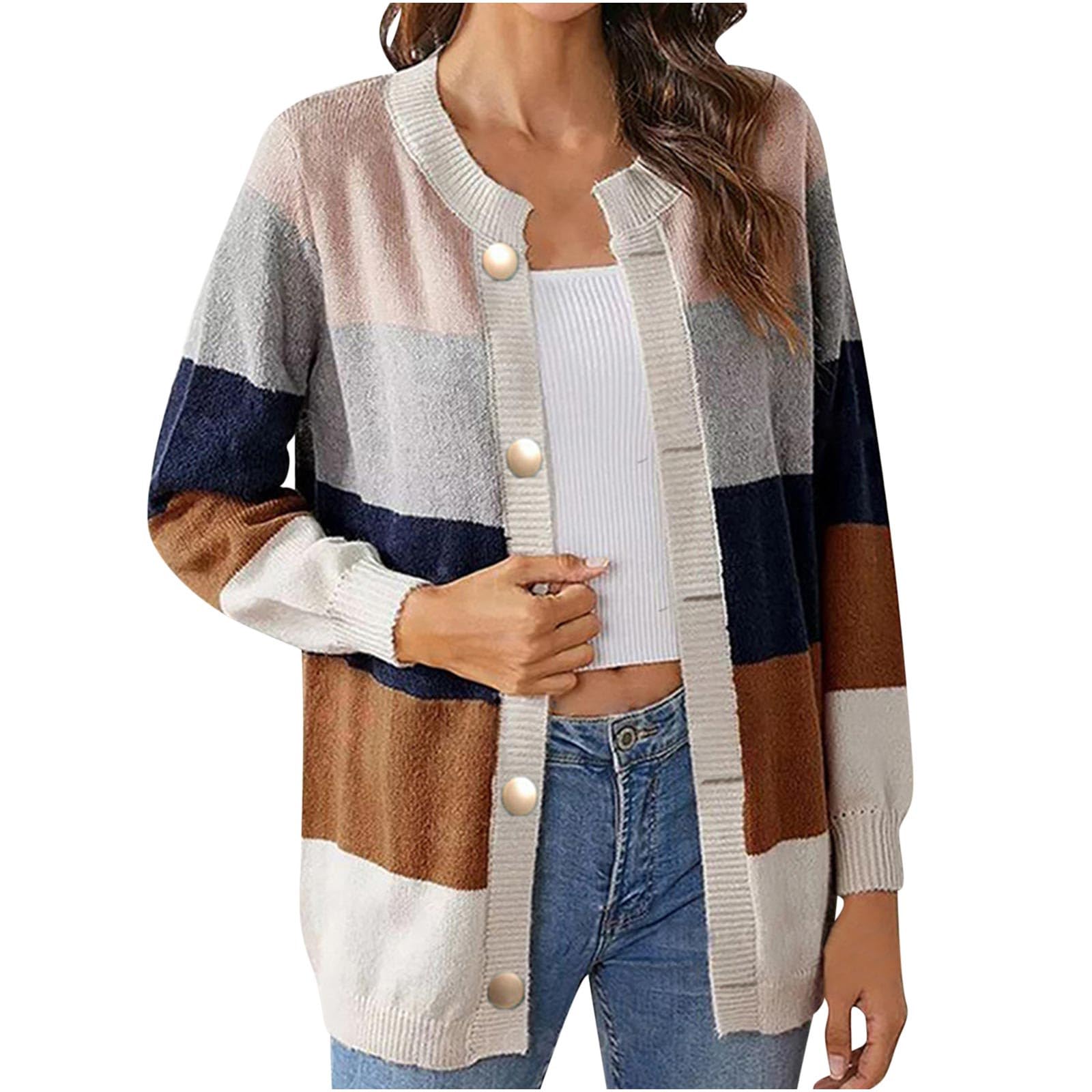 Women's Cable Knit Cardigan Sweater - Soft Waffle Knit Open Front Coat - Warm Wrap Shawl Kimono Tunic Top for Fall & Winter - Perfect for Office, Date Night and Casual Outings