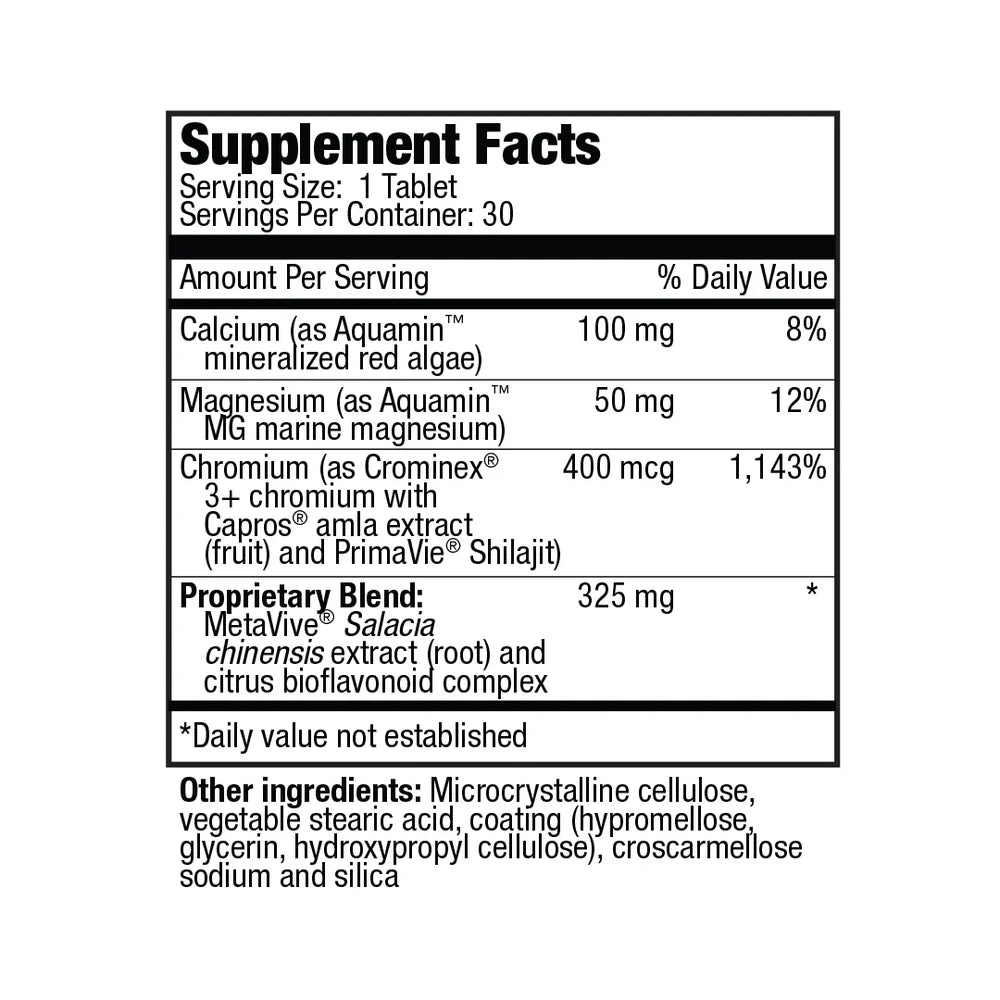 Mend Control Glucose Support Supplement - Natural Blood Sugar Balance for Diabetics & Prediabetics - Helps Maintain Healthy Glucose Levels - Ideal for Daily Use & Active Lifestyle