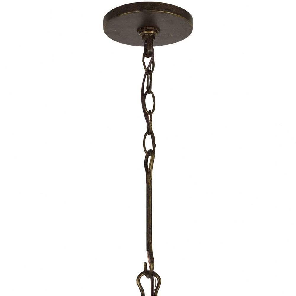 Crystorama Solaris 4-Light Mini Chandelier in Golden Shadow & Silver - Crystal Ceiling Light Fixture for Dining Room, Bedroom, or Entryway