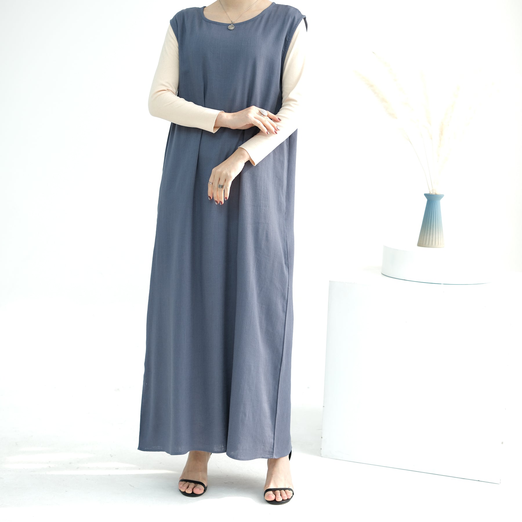 Aviella Linen Set - Soft & Breathable Denim Outfit for Women | Perfect for Summer, Casual Wear & Beach Vacations