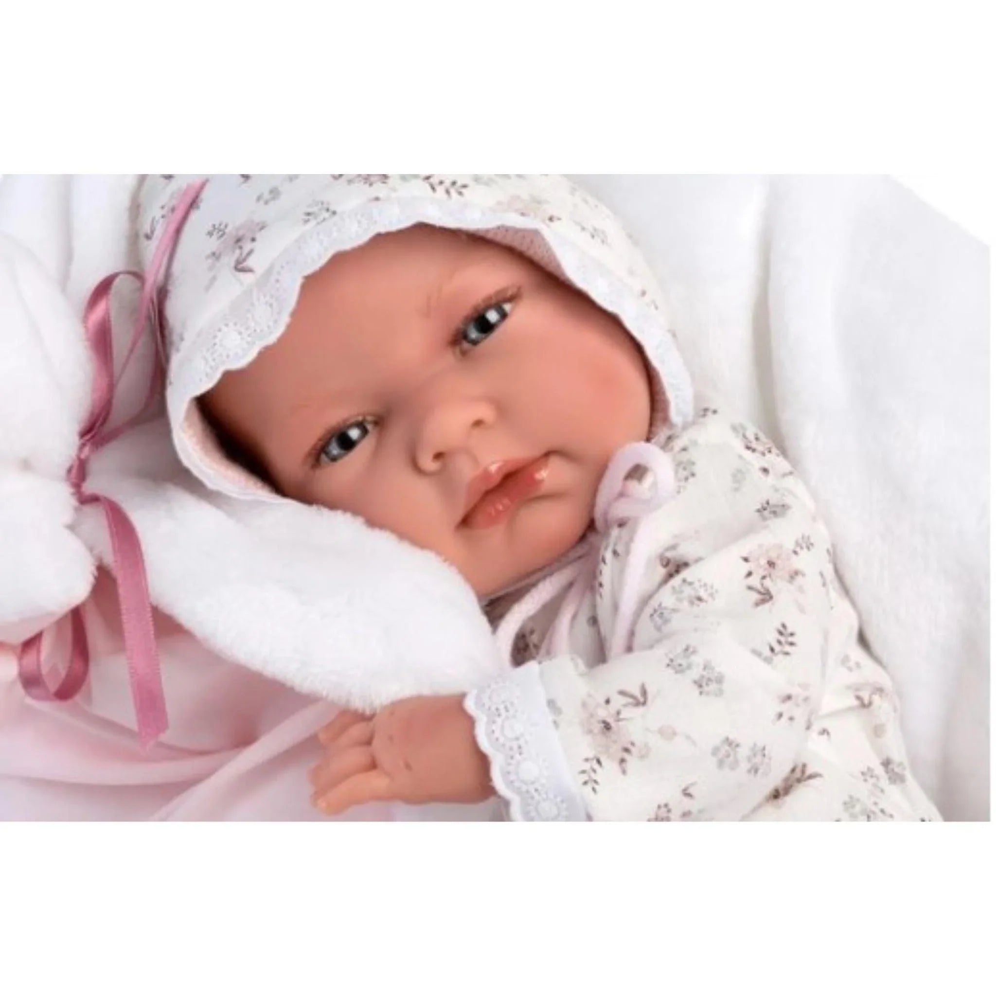 Baby Doll Nikki with Reversible Blanket - Soft Cuddly Toy for Kids, Perfect for Playtime, Naptime & Gift Giving