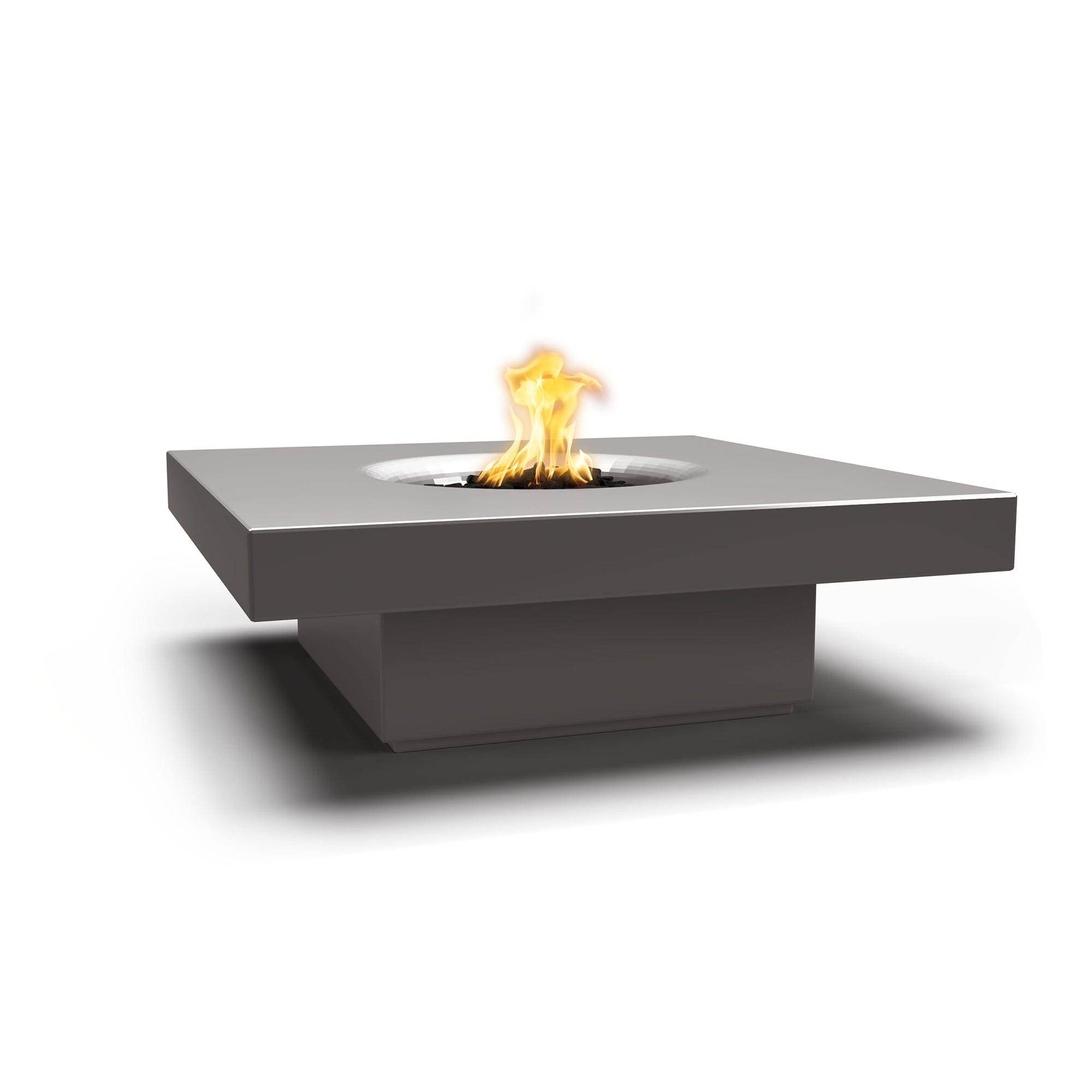 Balboa Square GFRC Outdoor Fire Table - Weatherproof & Durable Gas Fire Pit for Patio, Deck, Backyard - Perfect for Entertaining & Relaxing