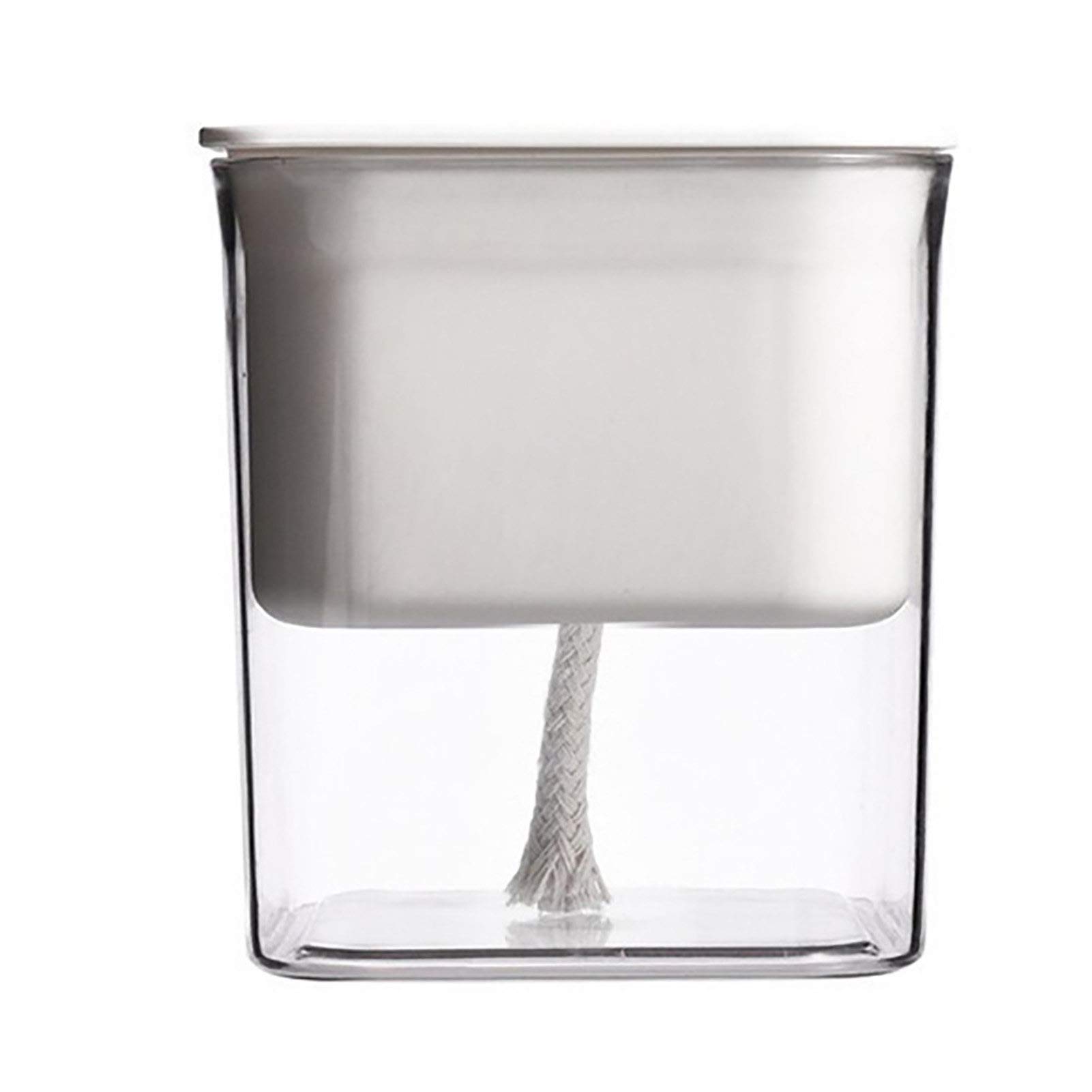 PERZOE Self Watering Succulent Planter - Automatic Watering Square Flower Pot for Indoor Plants, Home & Office Decor - Perfect for Succulents, Cacti, Herbs and Small Plants (Size 3) | Ideal for Windowsills, Desks, Shelves and Gift Giving