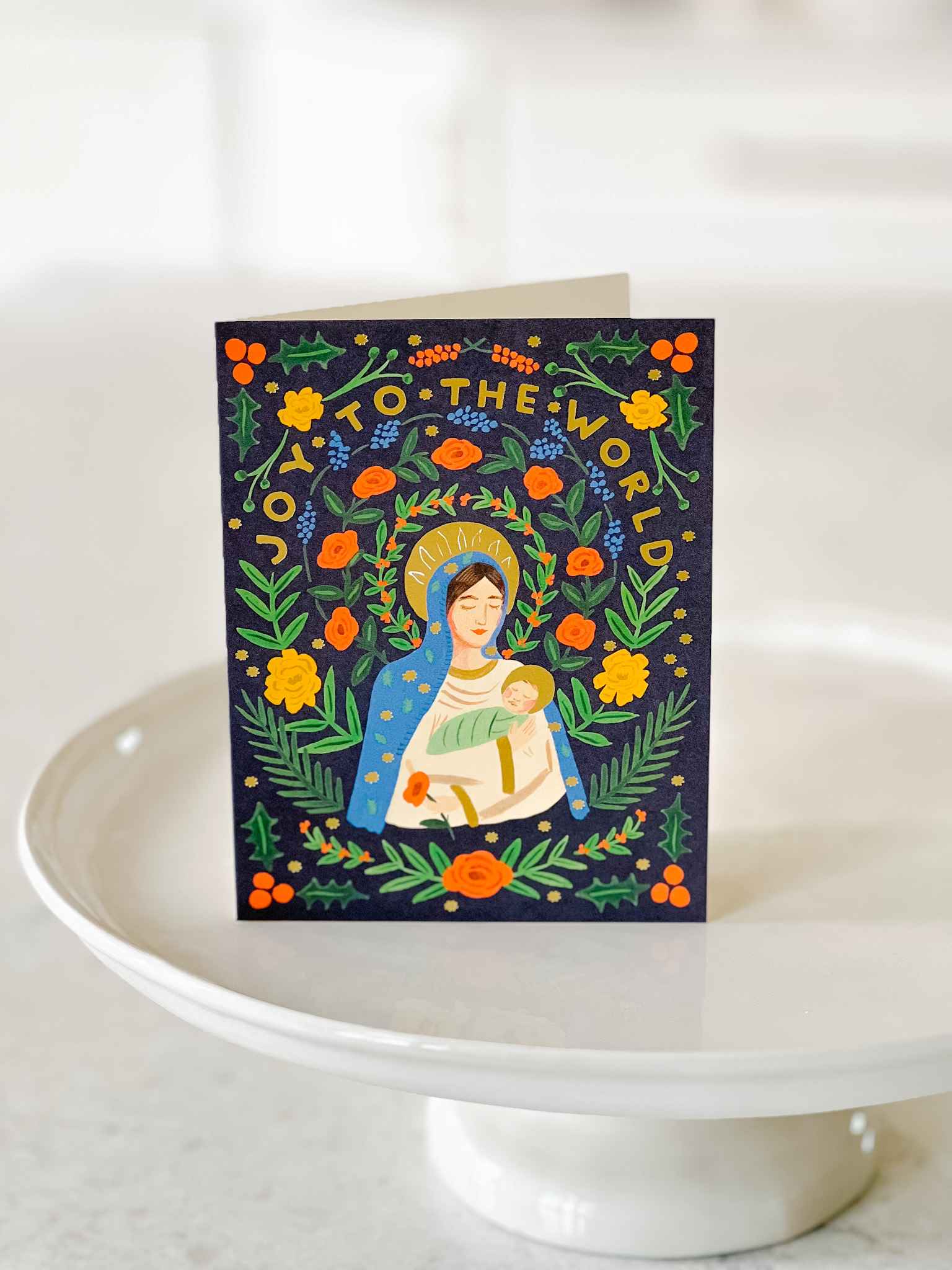 Madonna and Child Greeting Cards - Boxed Set of 8 Religious Christmas Cards for Holiday Gifts, Church Events & Christian Celebrations