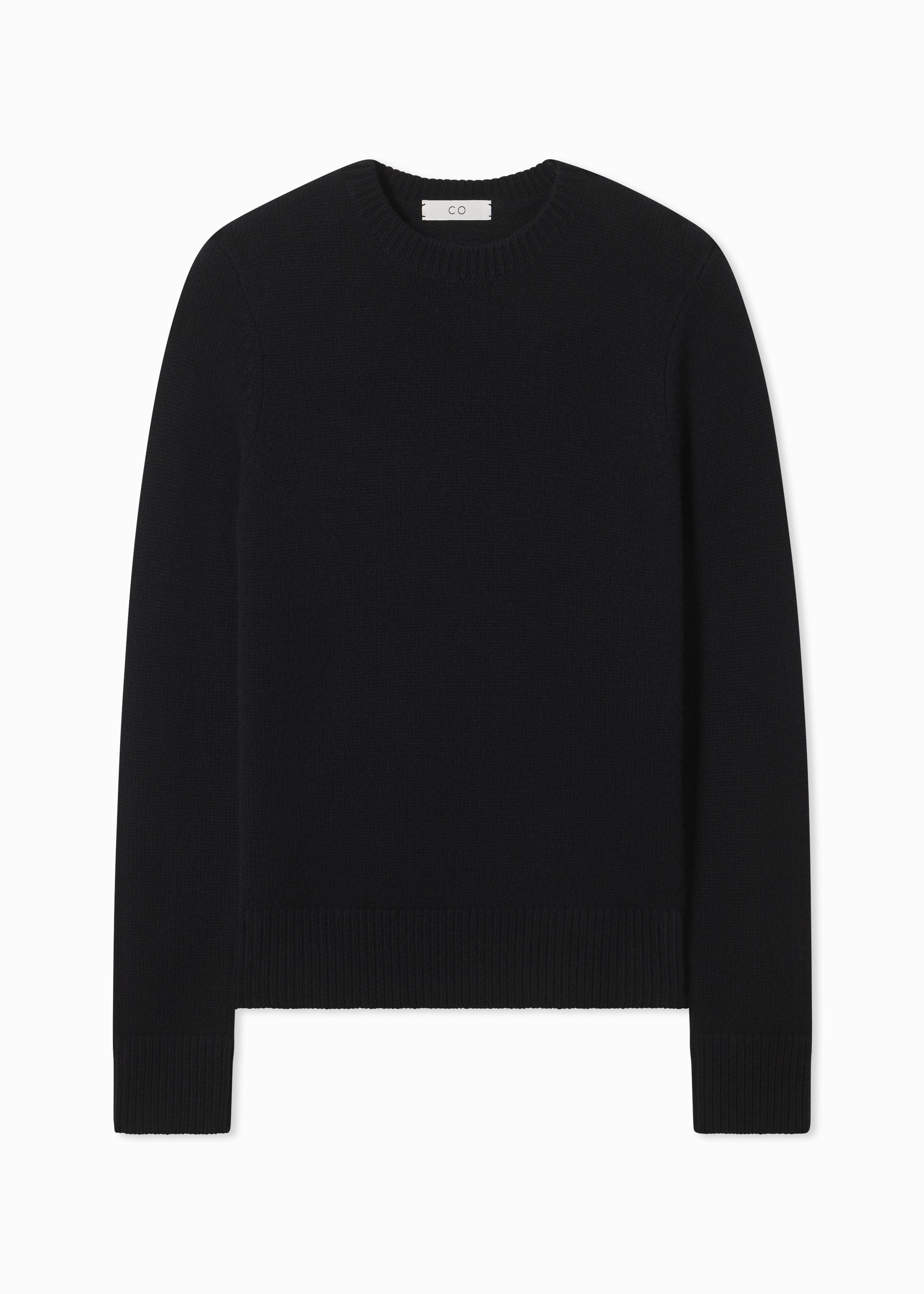 Luxury Black Cashmere Crew Neck Sweater for Men & Women | Soft & Warm Winter Pullover | Perfect for Office, Travel & Casual Outfits