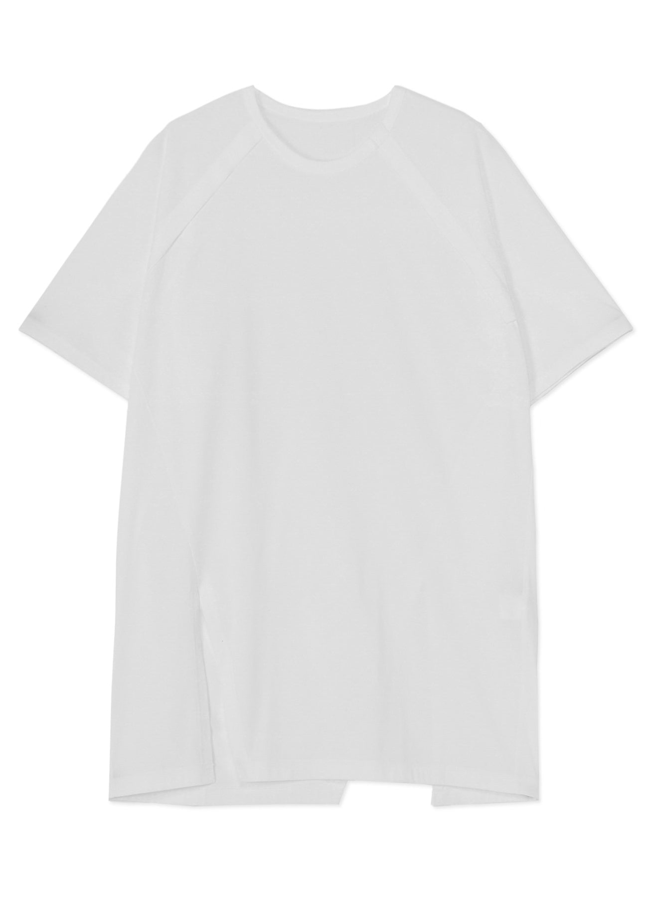 Soft Cotton Jersey Raglan Slit T-Shirt for Women - Comfortable & Stylish Casual Wear for Everyday Outfits
