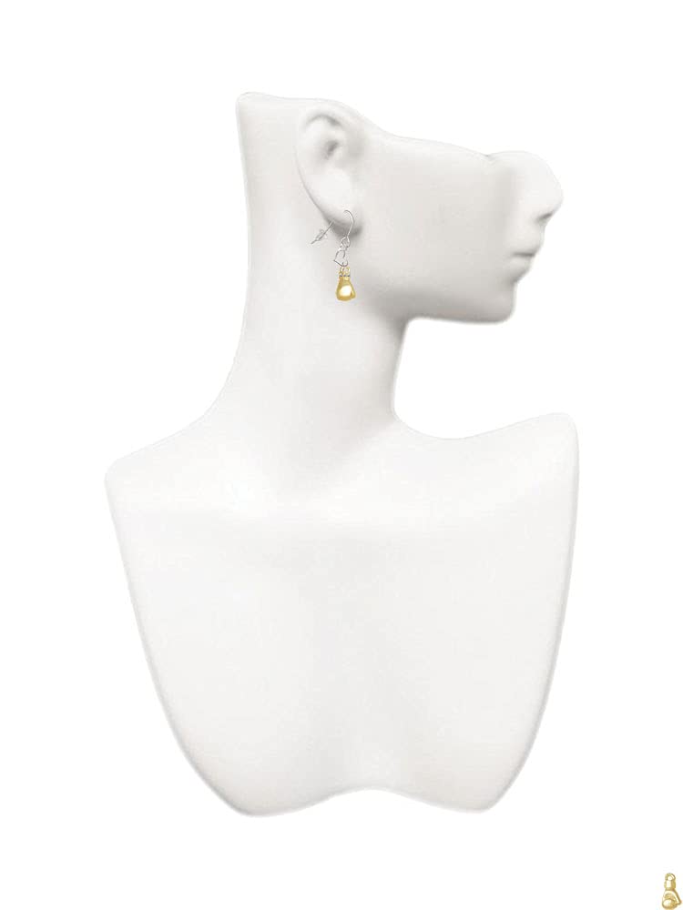 Delight Jewelry Small Boxing Glove & Heart French Hook Earrings - Dainty & Elegant Jewelry for Women, Perfect for Date Night, Parties & Everyday Wear