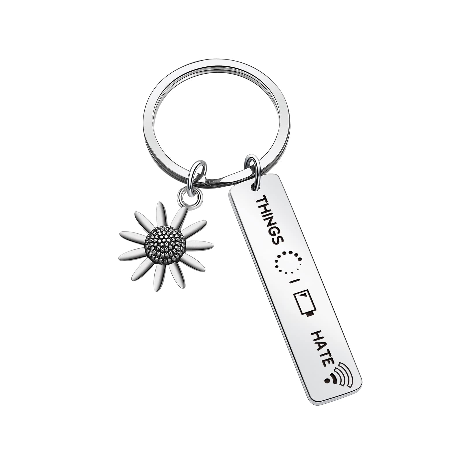 ZQEOU Programmer Keychain - Unique Developer Jewelry for Coders, Tech Nerds & Video Game Lovers - Perfect Gift for Hackathons, Coding Events & Gaming Conventions