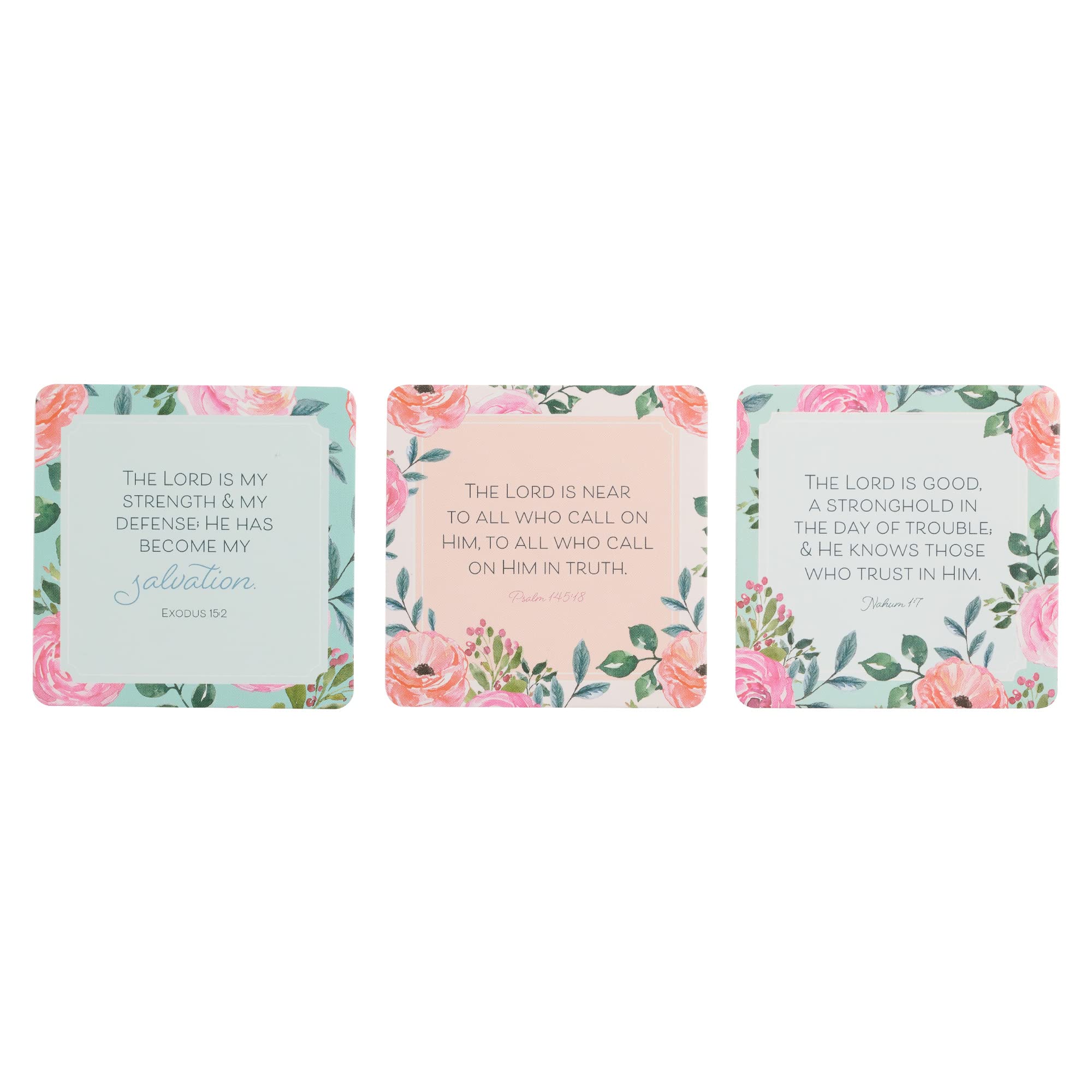 101 Bible Verse Cards for Moms - Christian Devotional Scripture Cards with Encouraging Daily Verses for Mothers - 51 Double-Sided Floral Coral Pink Cards in Sturdy Gift Tin | Perfect for Daily Devotions, Mother's Day Gifts & Christian Encouragement