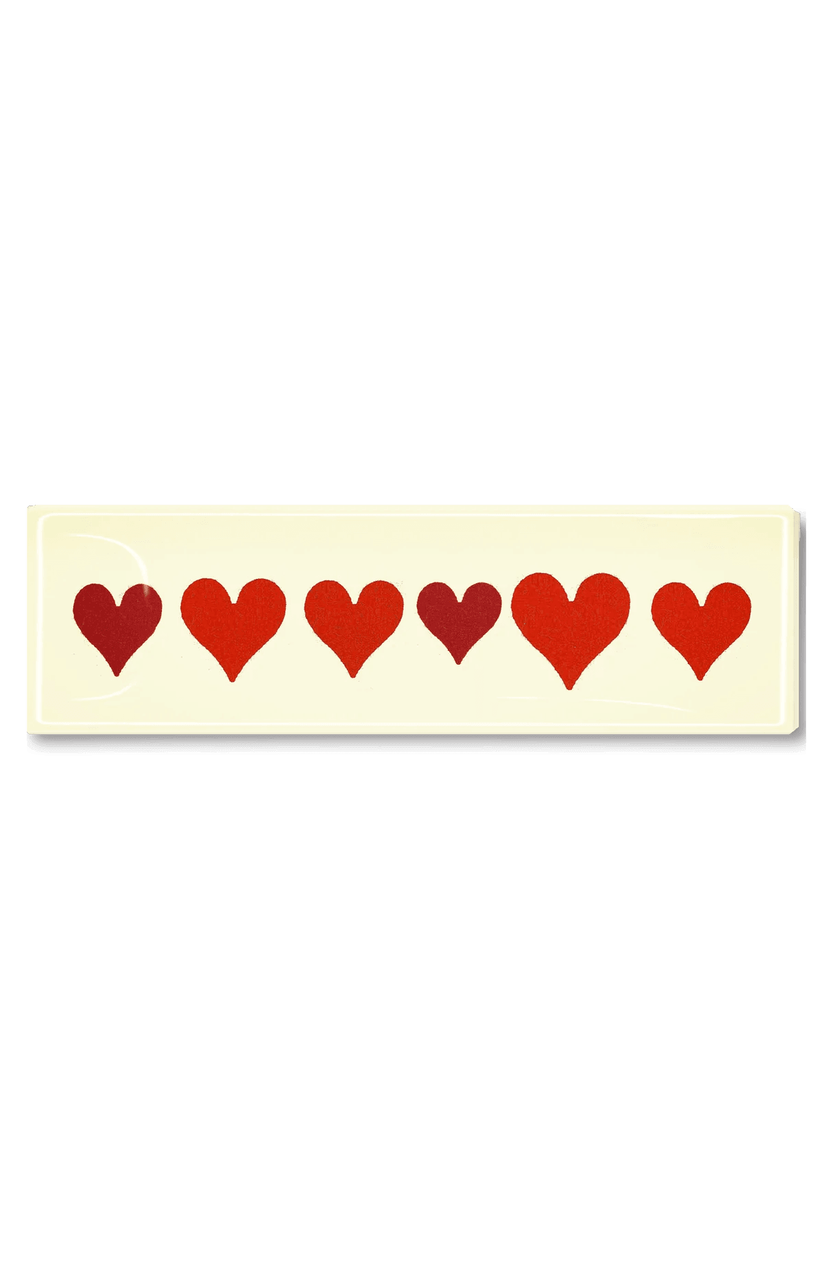 Six Of Hearts Decoupage Glass Tray - Elegant Serving Tray for Tea, Coffee, Breakfast, and Home Decor | Perfect for Parties, Gifts, and Dining Table Centerpiece
